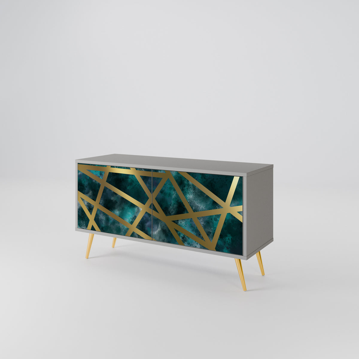 THE LABYRINTH OF GOLD Συμπαγές έπιπλο τηλεόρασης 2-θυρών