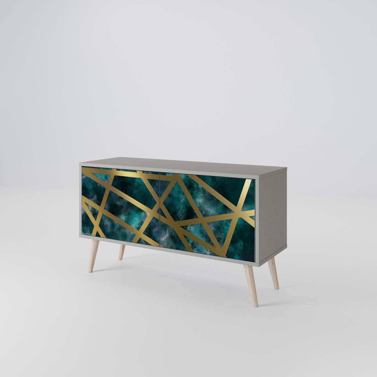 THE LABYRINTH OF GOLD Συμπαγές έπιπλο τηλεόρασης 2-θυρών