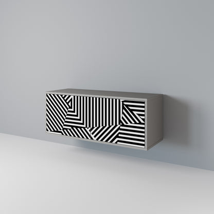 ILLUSIONARY LATTICE Συμπαγές έπιπλο τηλεόρασης 2-θυρών