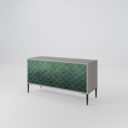 TESSELATED GREENERY Συμπαγές έπιπλο τηλεόρασης 2-θυρών