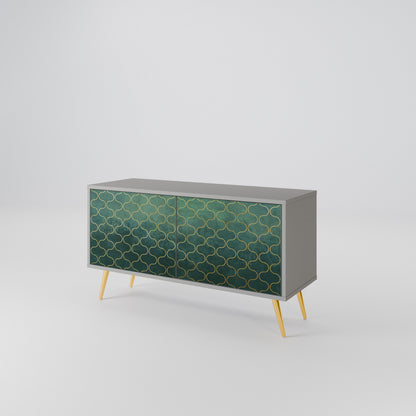 TESSELATED GREENERY Συμπαγές έπιπλο τηλεόρασης 2-θυρών
