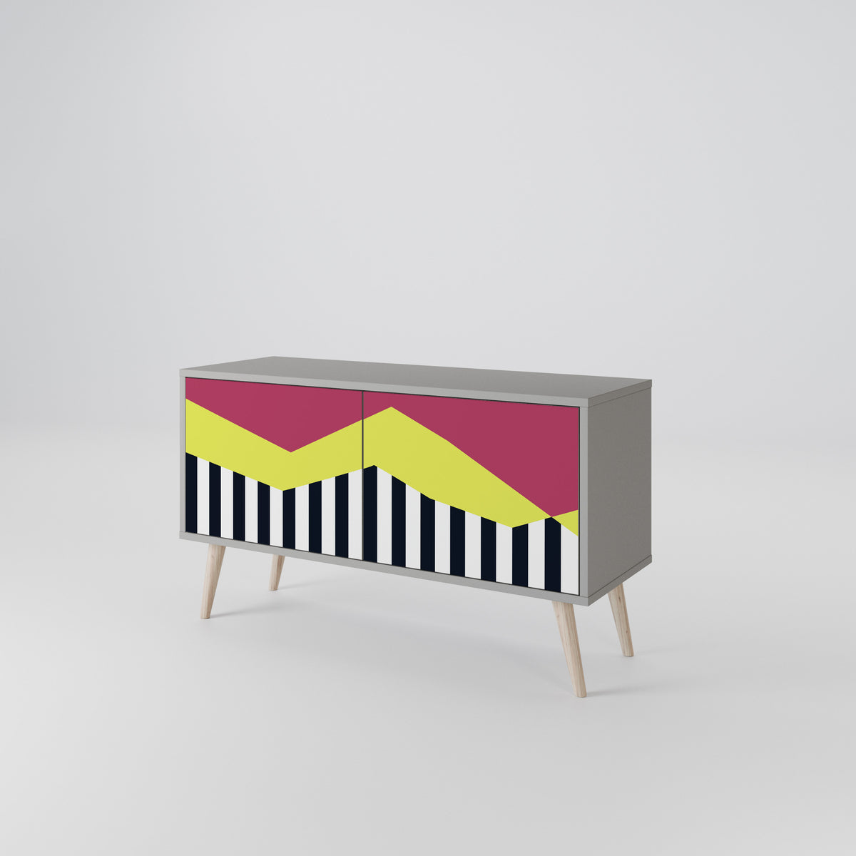 PIANO FANTASY Compact 2-Door TV Cabinet