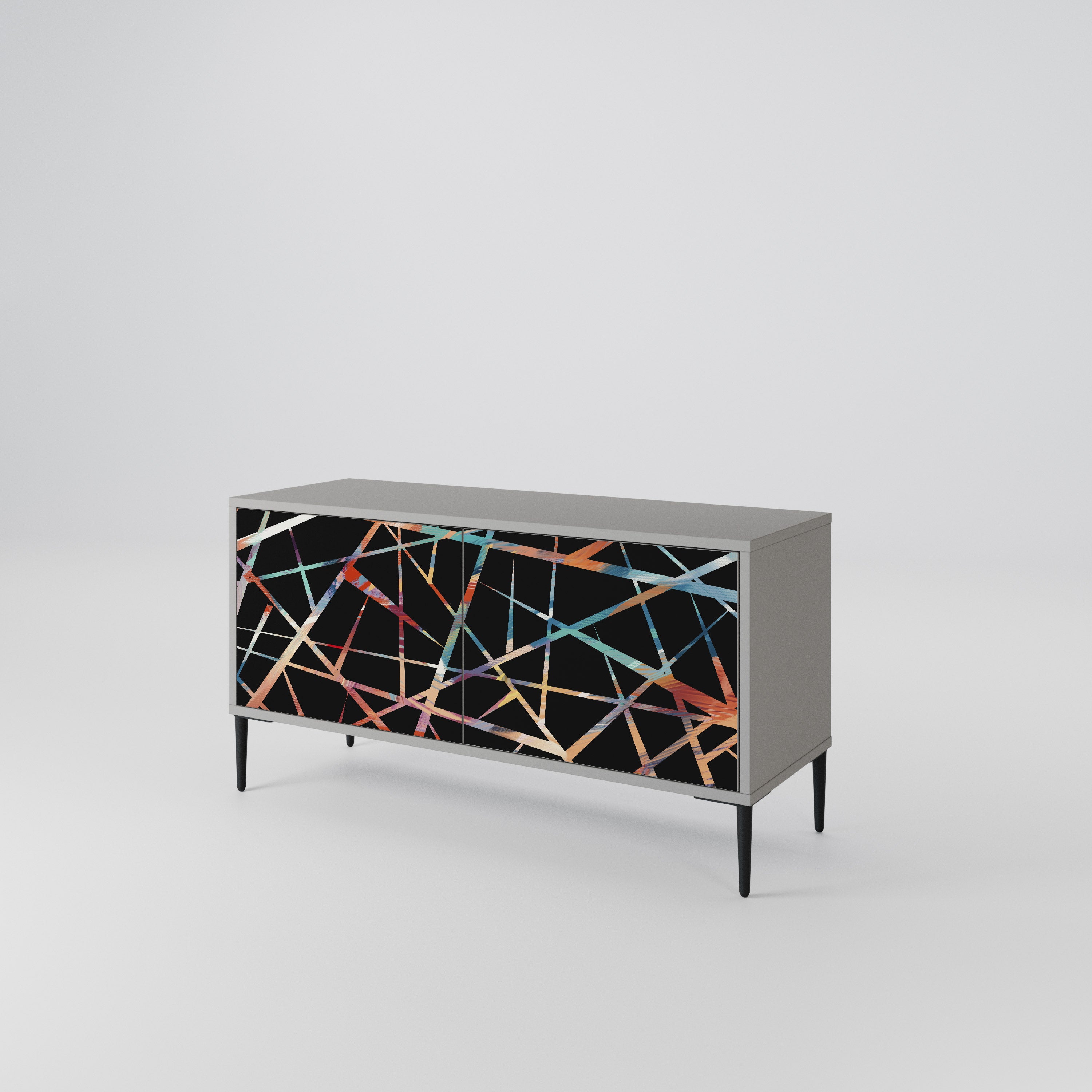 POLYGON VERVE Compact 2-Door TV Cabinet