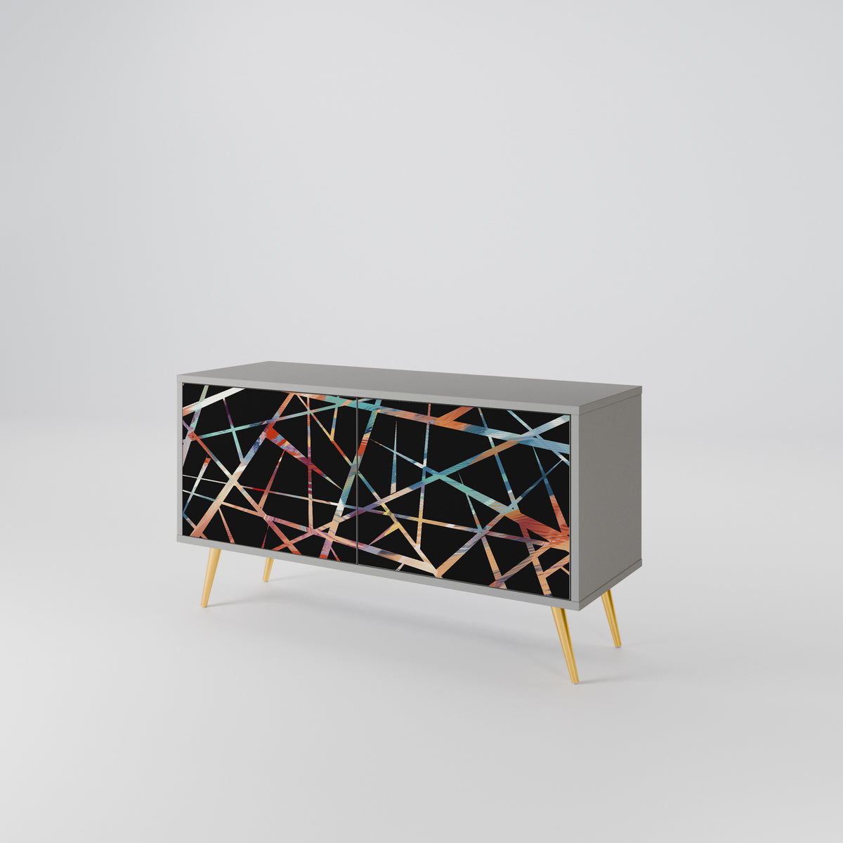 POLYGON VERVE Compact 2-Door TV Cabinet