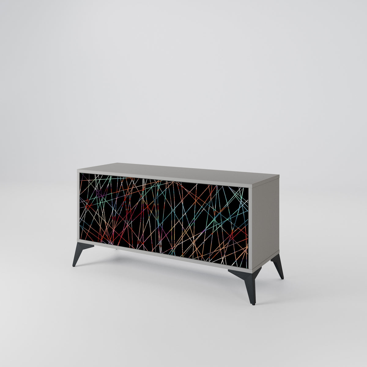 LUMINOUS SNARE Compact 2-Door TV Cabinet
