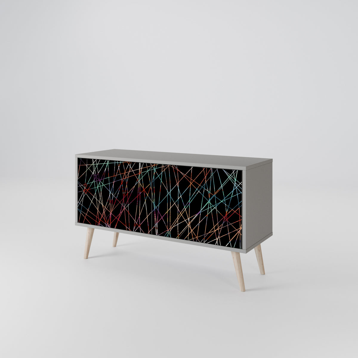 LUMINOUS SNARE Compact 2-Door TV Cabinet