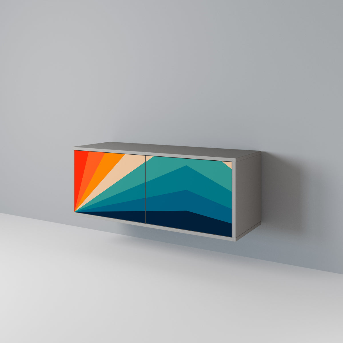 PRISM CONCUSSION Συμπαγές έπιπλο τηλεόρασης 2-θυρών