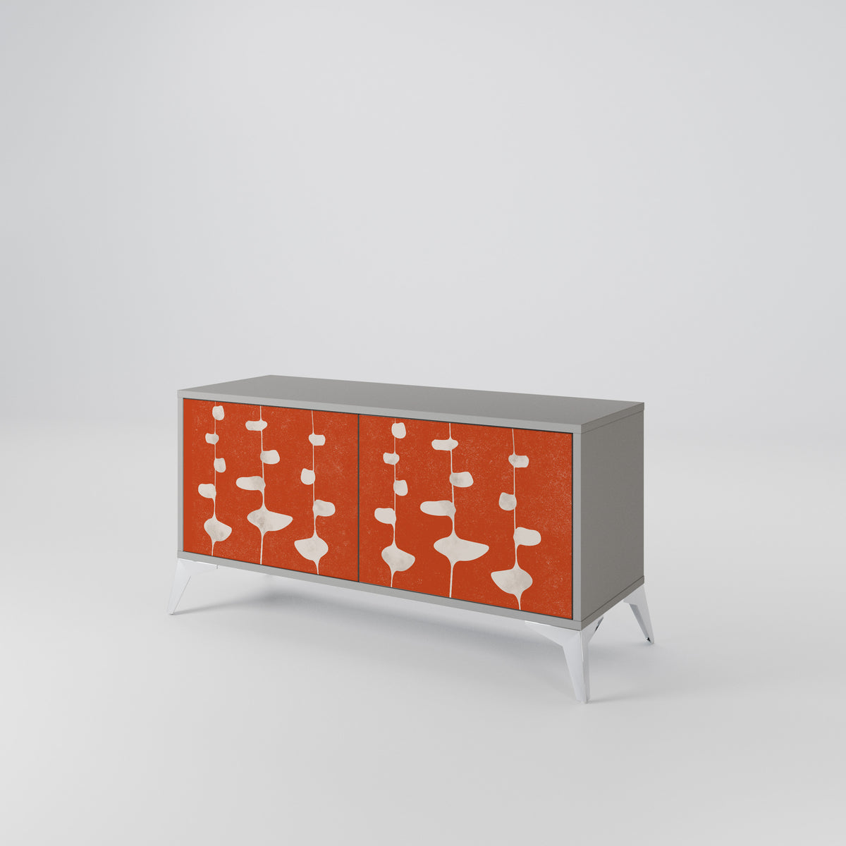COURAGE MOLD Compact 2-Door TV Cabinet