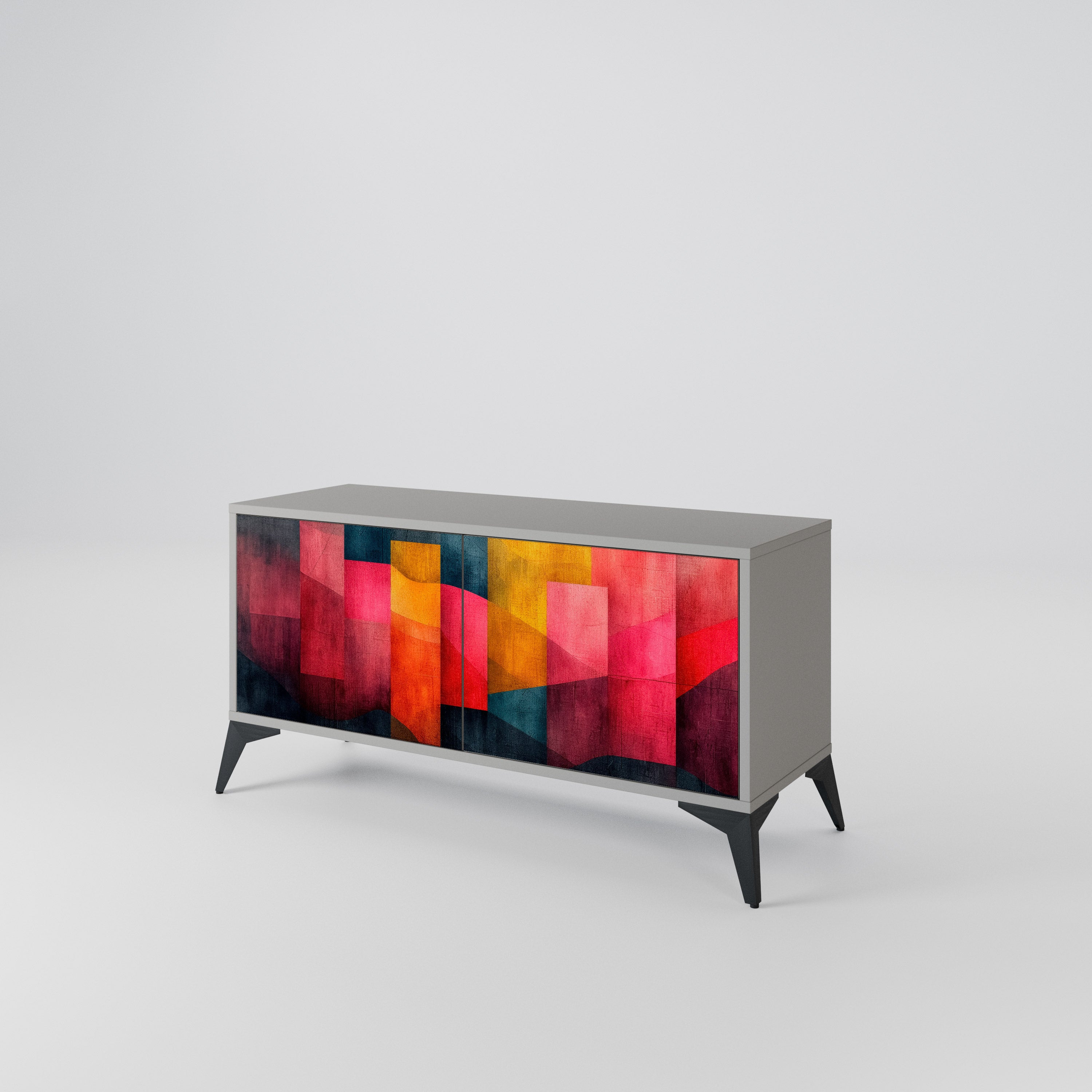 COLORFUL SOUNDS Compact 2-Door TV Cabinet