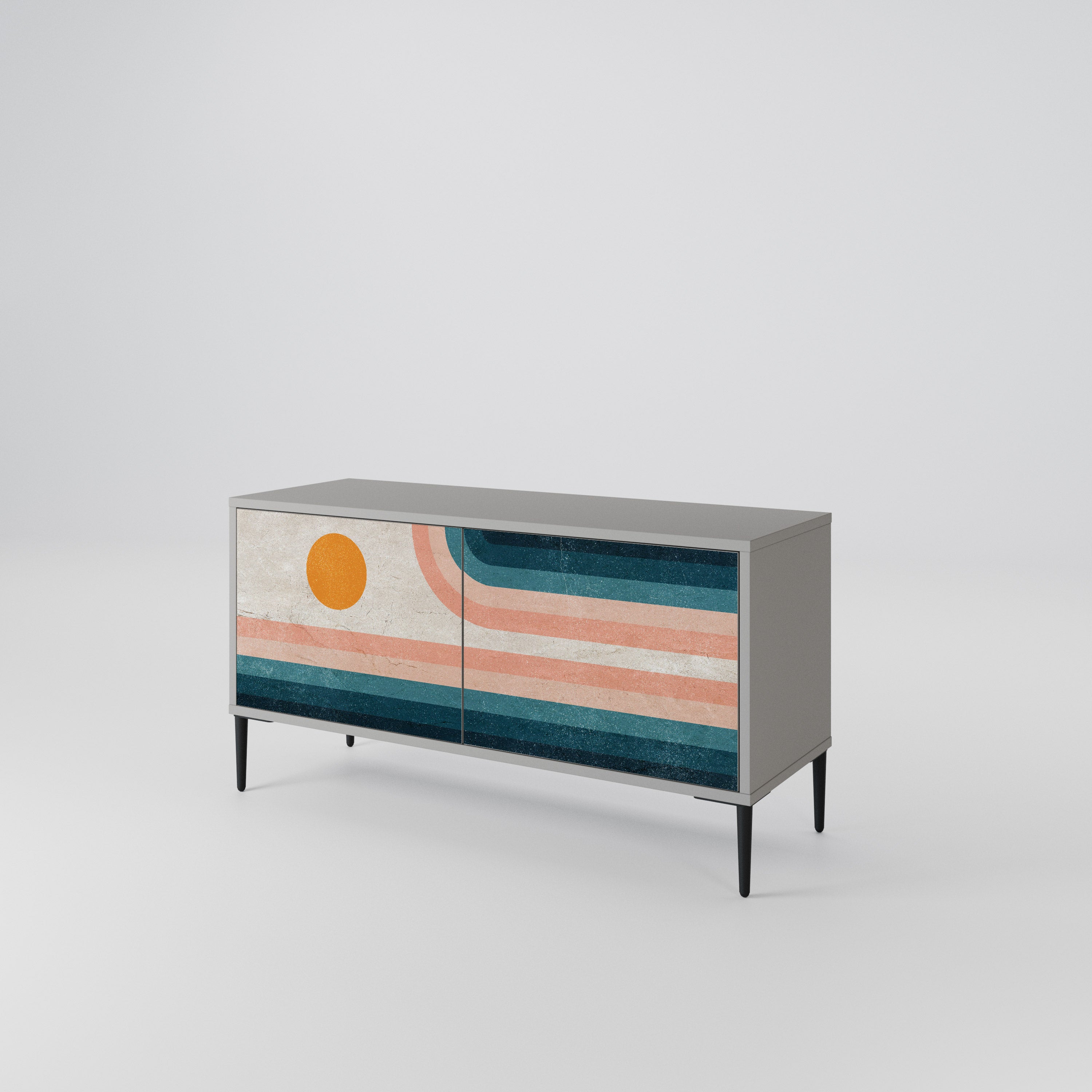 TWO HALVES Συμπαγές έπιπλο τηλεόρασης 2-θυρών