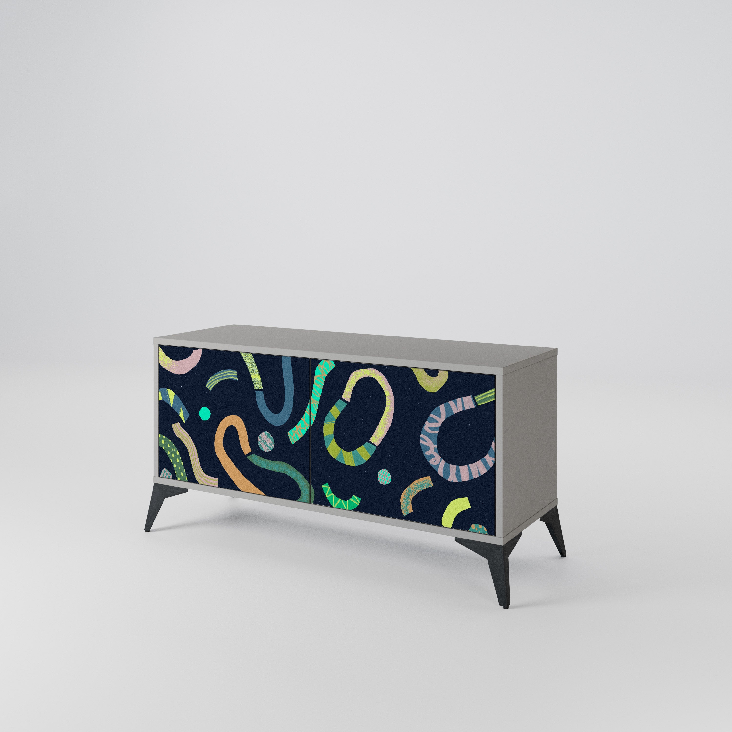 CONTRAST DANCE Συμπαγές έπιπλο τηλεόρασης 2-θυρών