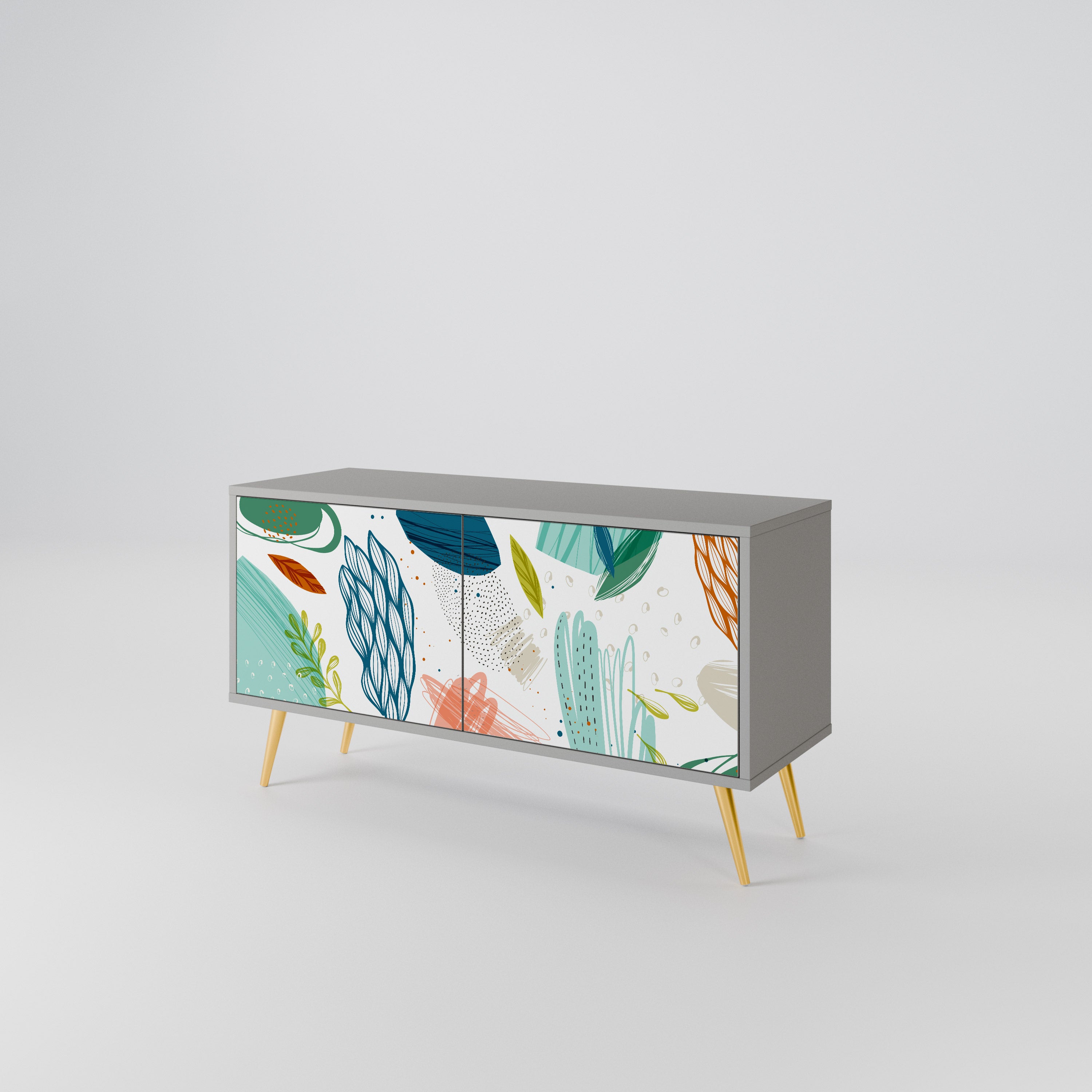 BOTANICAL HURRICANE Συμπαγές έπιπλο τηλεόρασης 2-θυρών