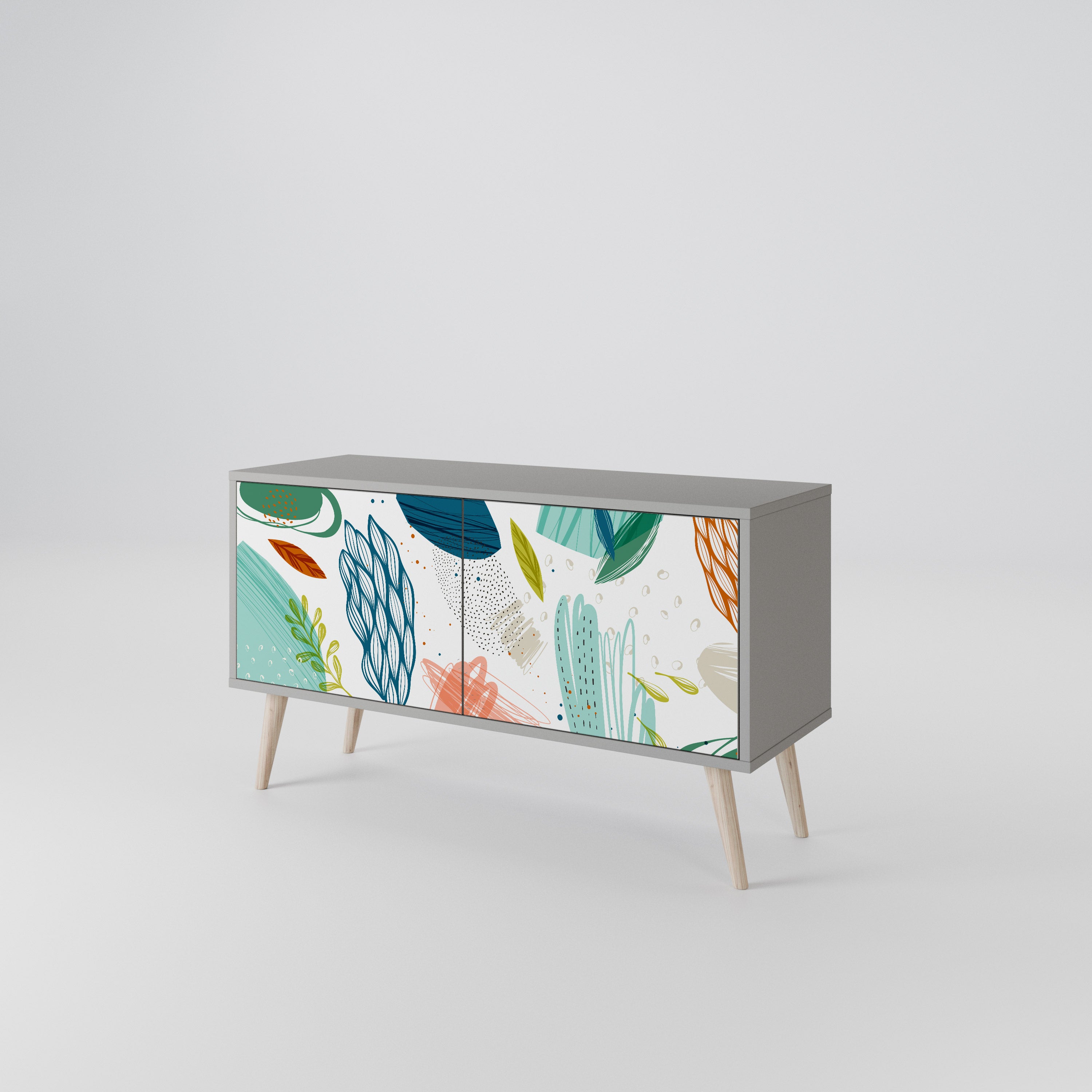 BOTANICAL HURRICANE Συμπαγές έπιπλο τηλεόρασης 2-θυρών