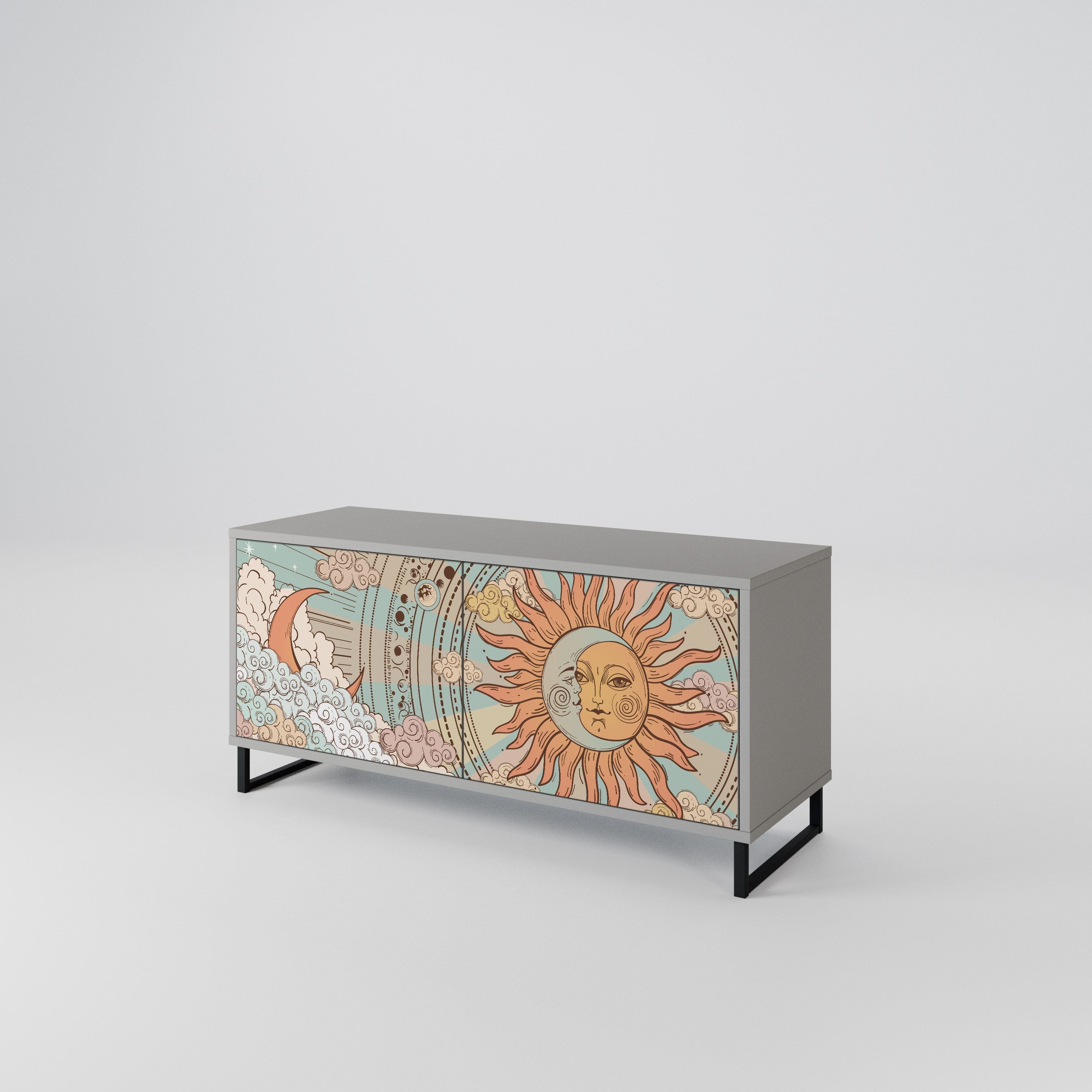 MYSTICAL STRUCTURE Συμπαγές έπιπλο τηλεόρασης 2-θυρών