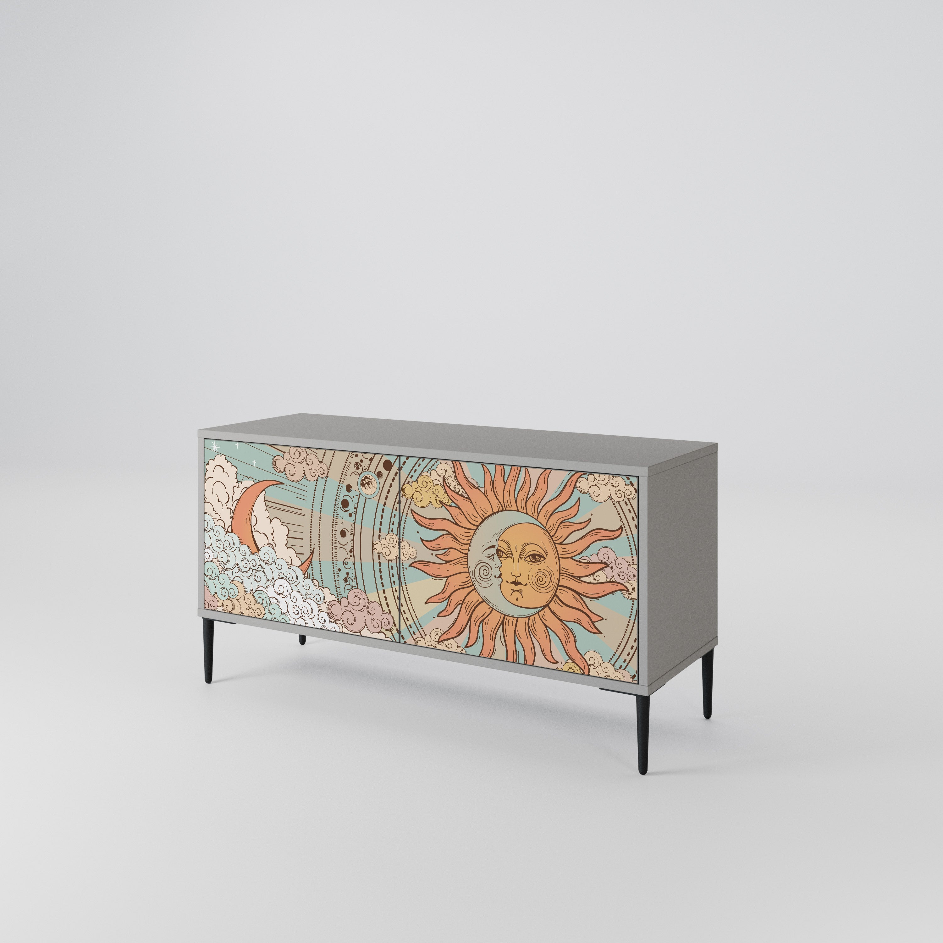 MYSTICAL STRUCTURE Συμπαγές έπιπλο τηλεόρασης 2-θυρών