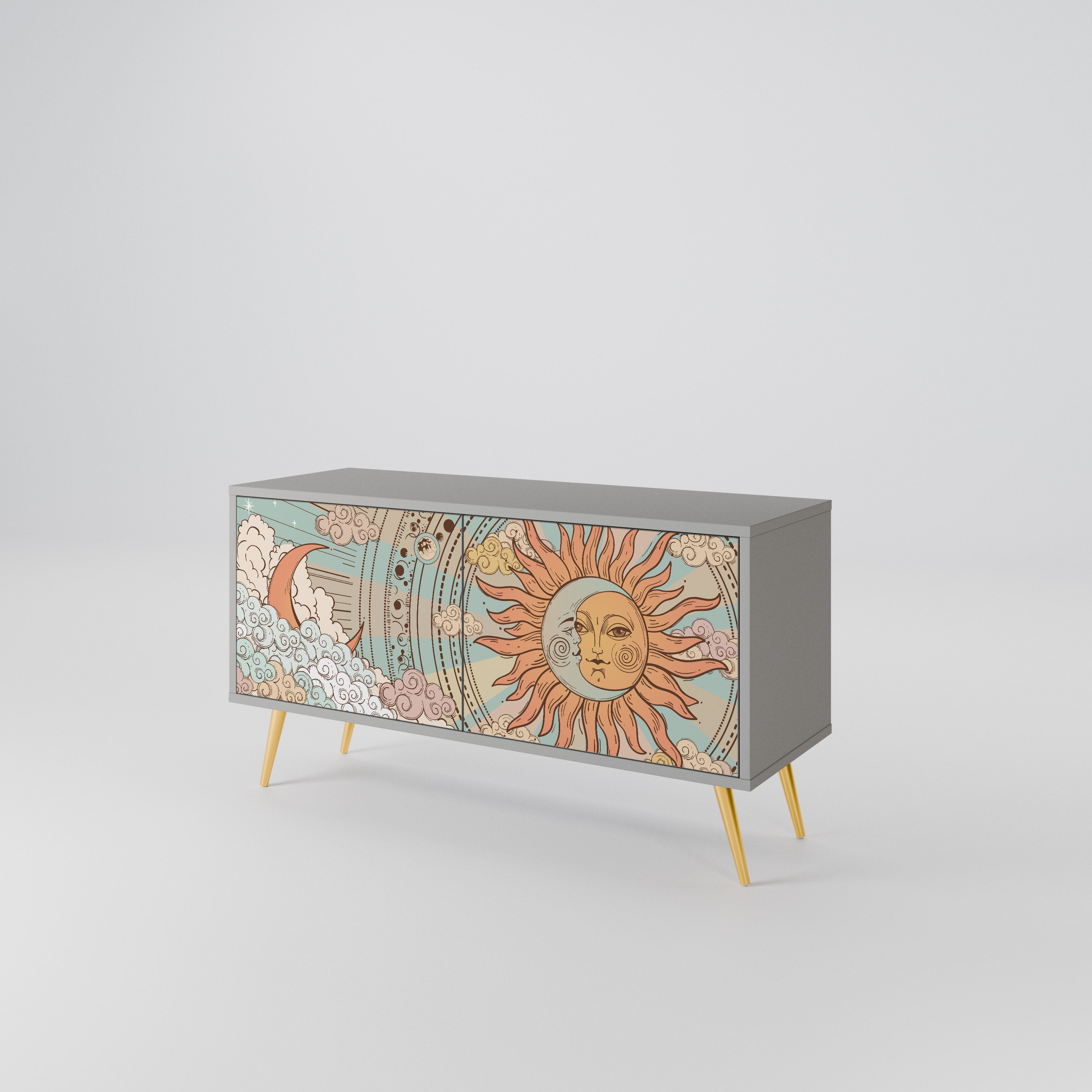 MYSTICAL STRUCTURE Συμπαγές έπιπλο τηλεόρασης 2-θυρών