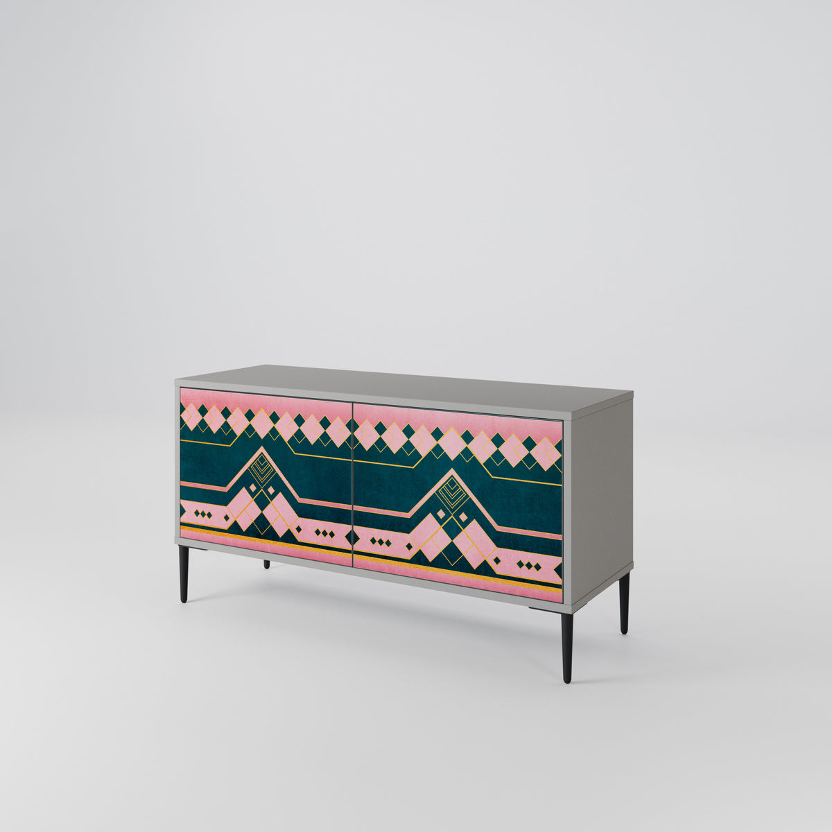 ROYAL COMPOSITION Compact 2-Door TV Cabinet