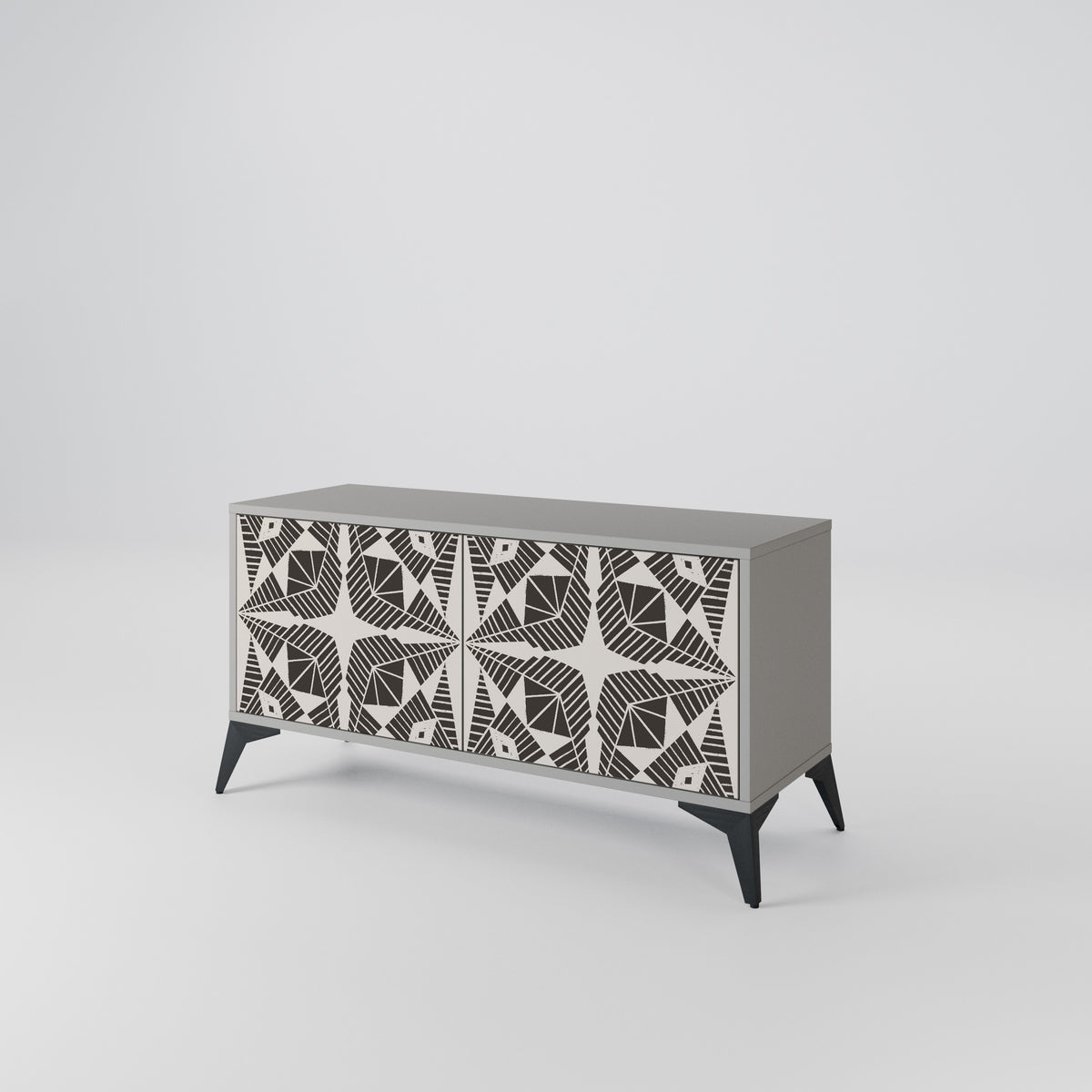 MONOCHROME NEXUS Compact 2-Door TV Cabinet