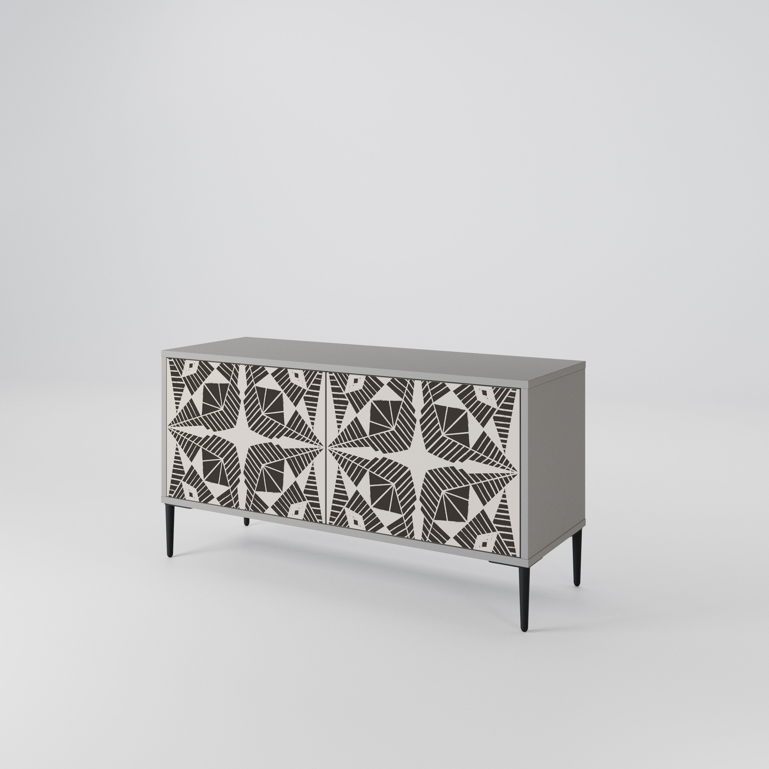 MONOCHROME NEXUS Συμπαγές έπιπλο τηλεόρασης 2-θυρών