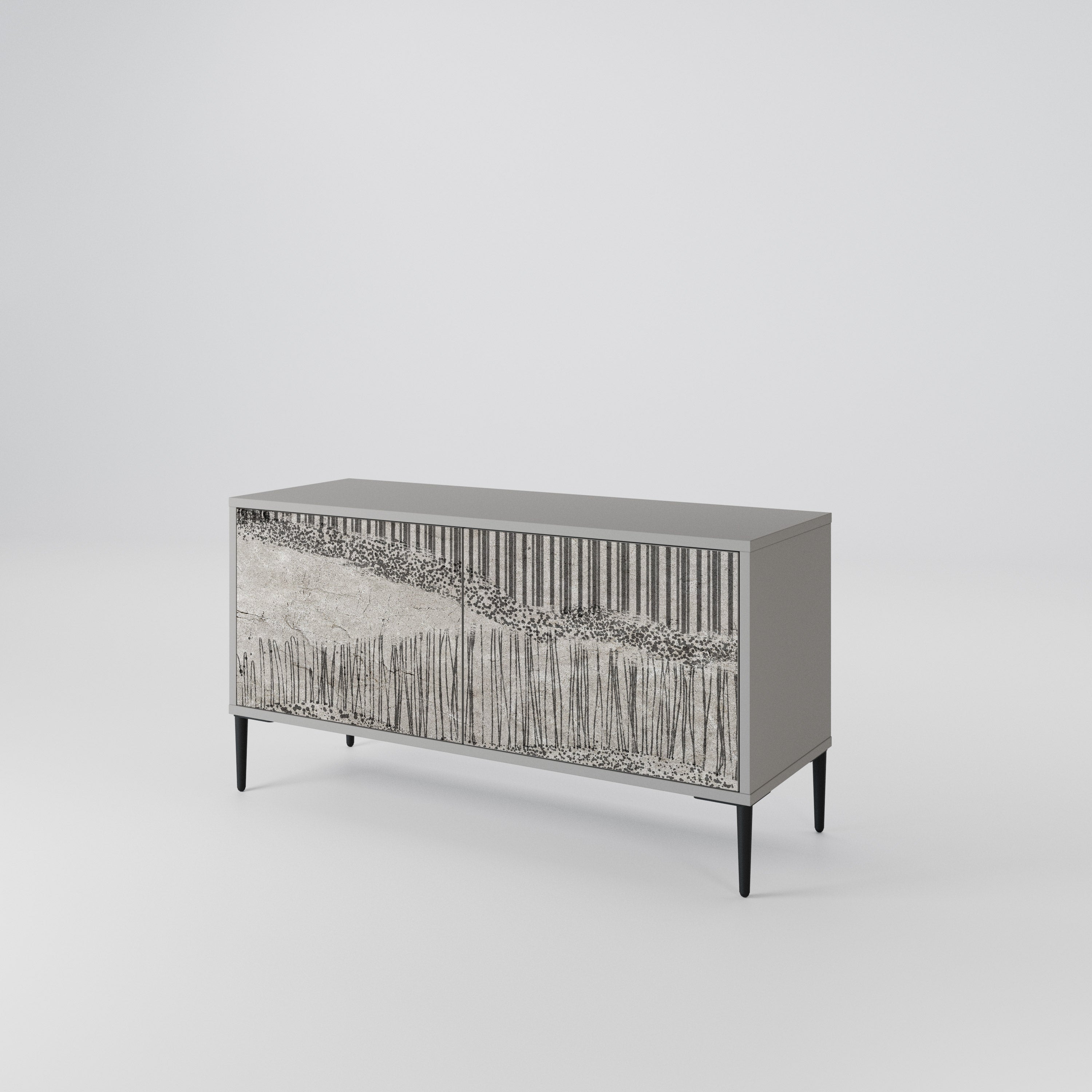 GRAIN LINES Συμπαγές έπιπλο τηλεόρασης 2-θυρών