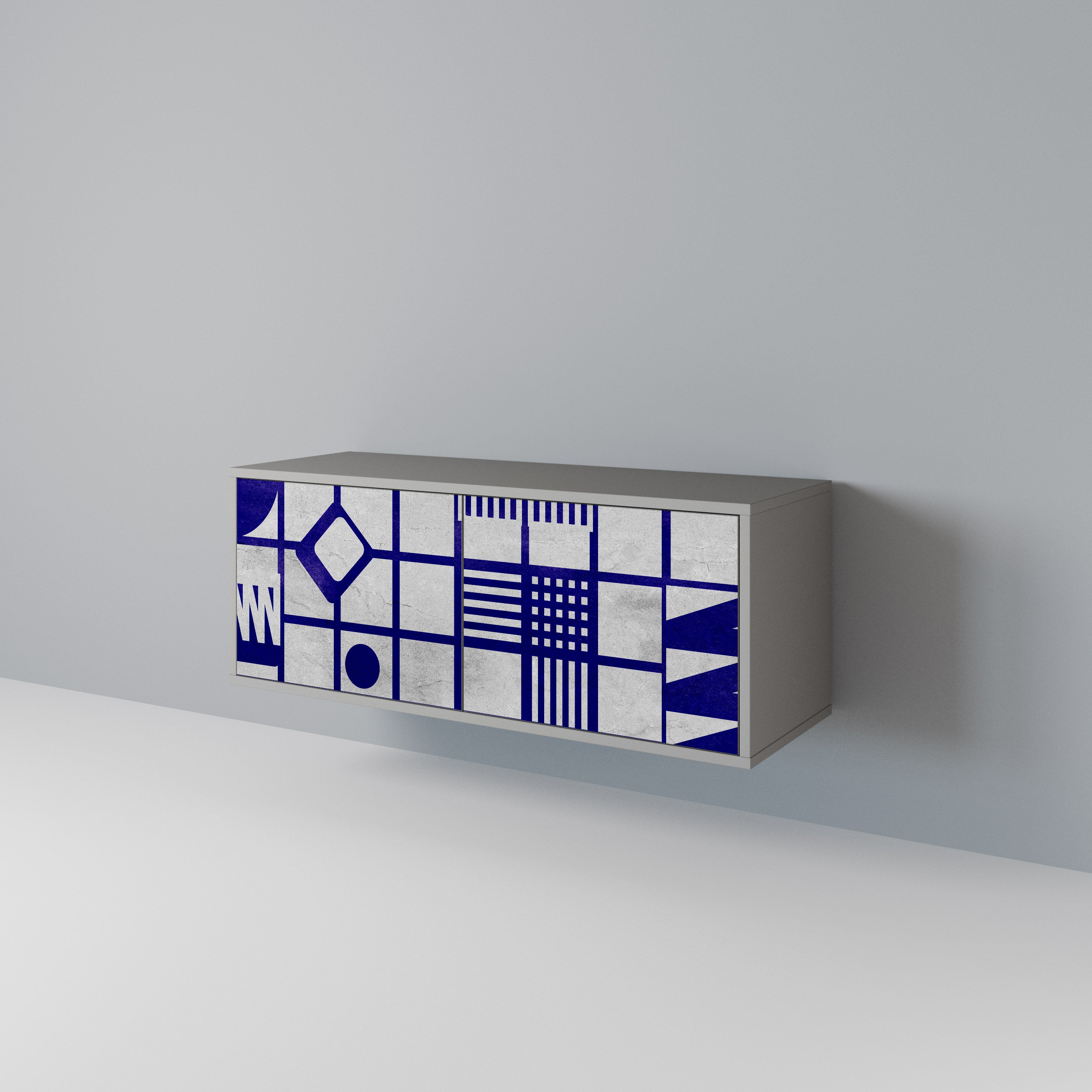 THE RIGHT PLACES Συμπαγές έπιπλο τηλεόρασης 2-θυρών