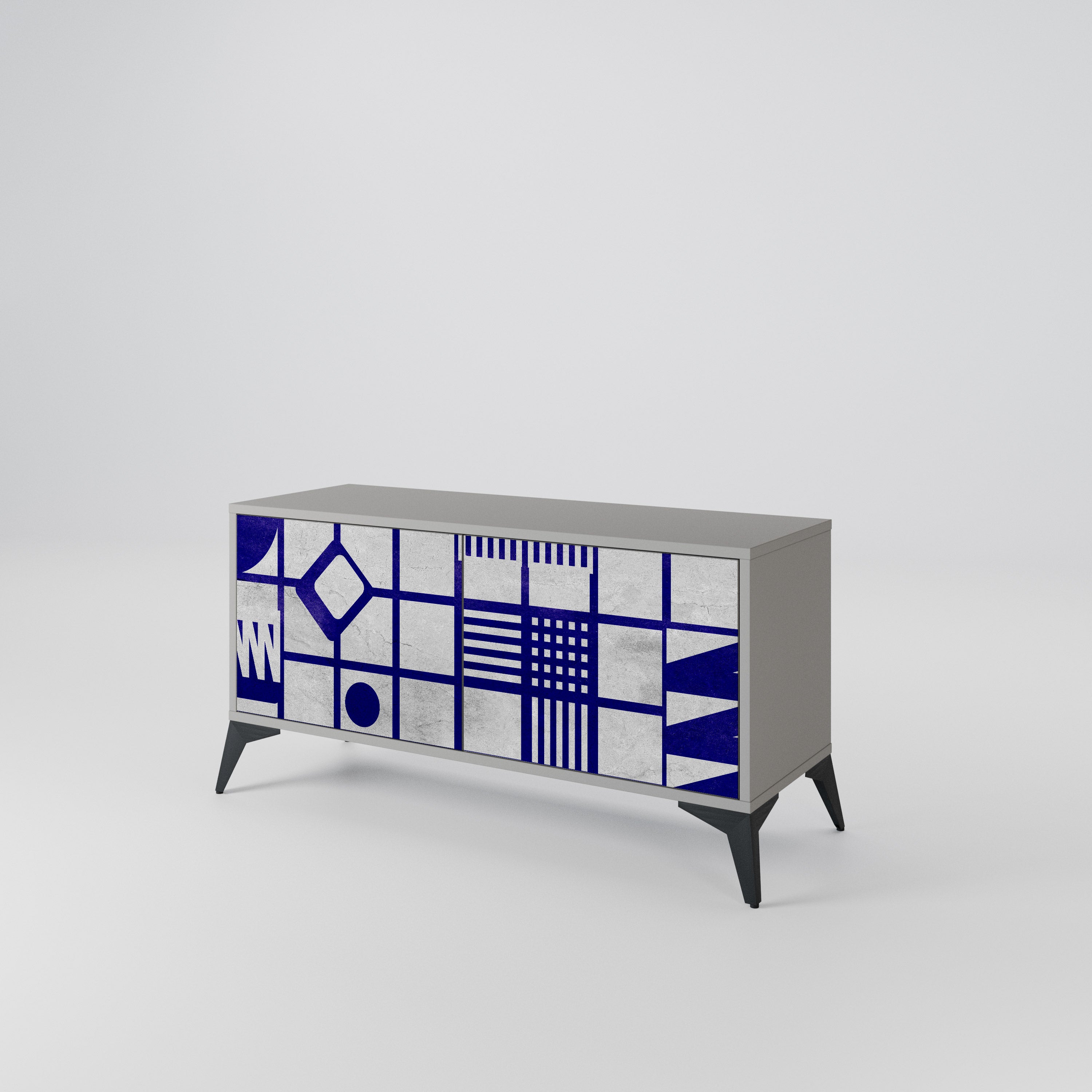 THE RIGHT PLACES Συμπαγές έπιπλο τηλεόρασης 2-θυρών