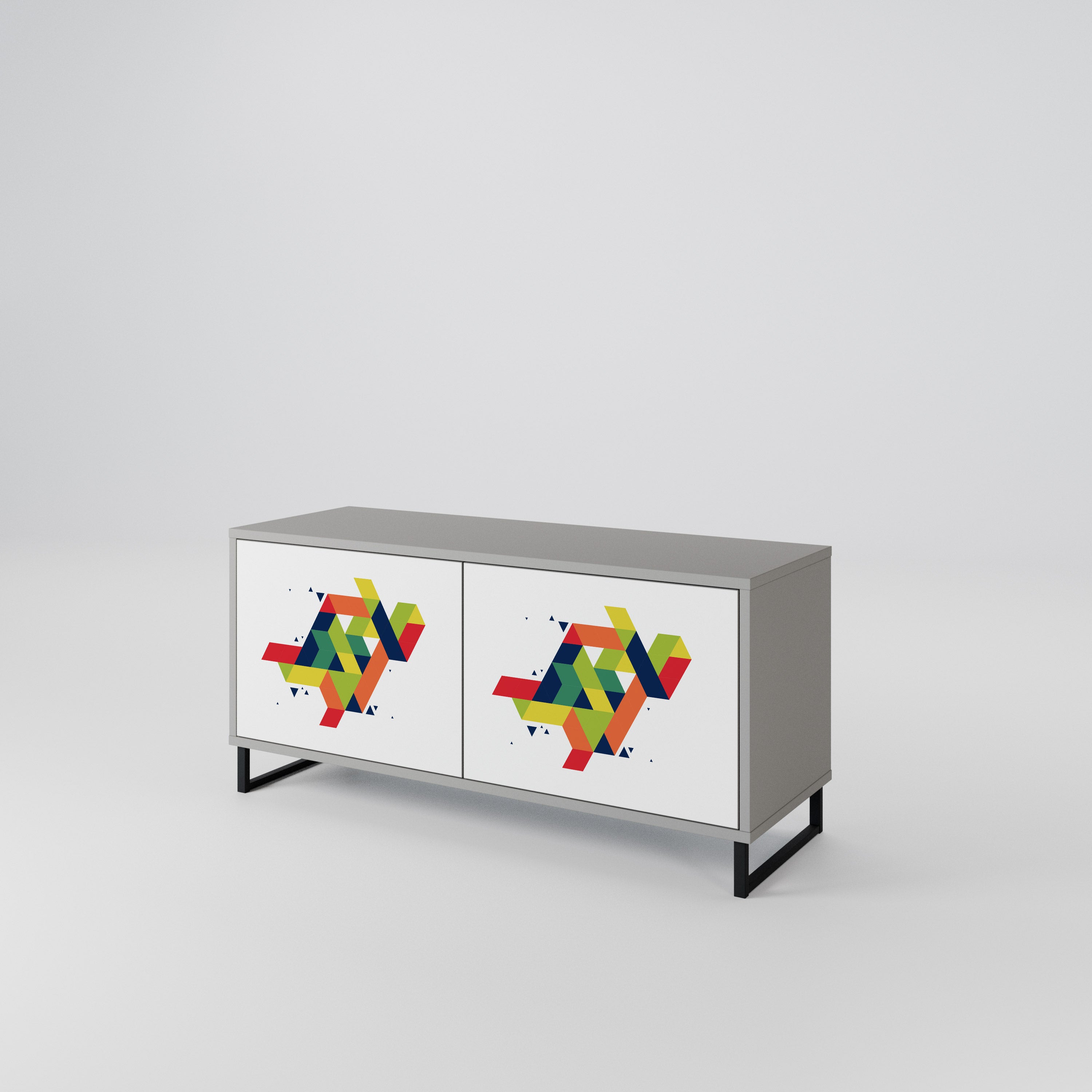 FUTURE SIGN Συμπαγές έπιπλο τηλεόρασης 2-θυρών