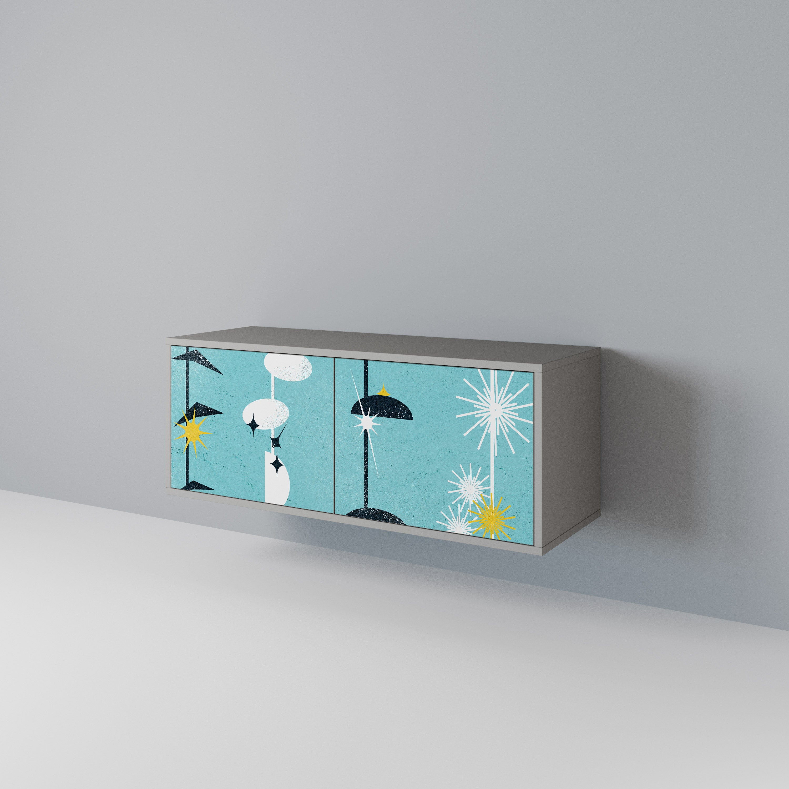 PATHS TO HAPPINESS Συμπαγές έπιπλο τηλεόρασης 2-θυρών