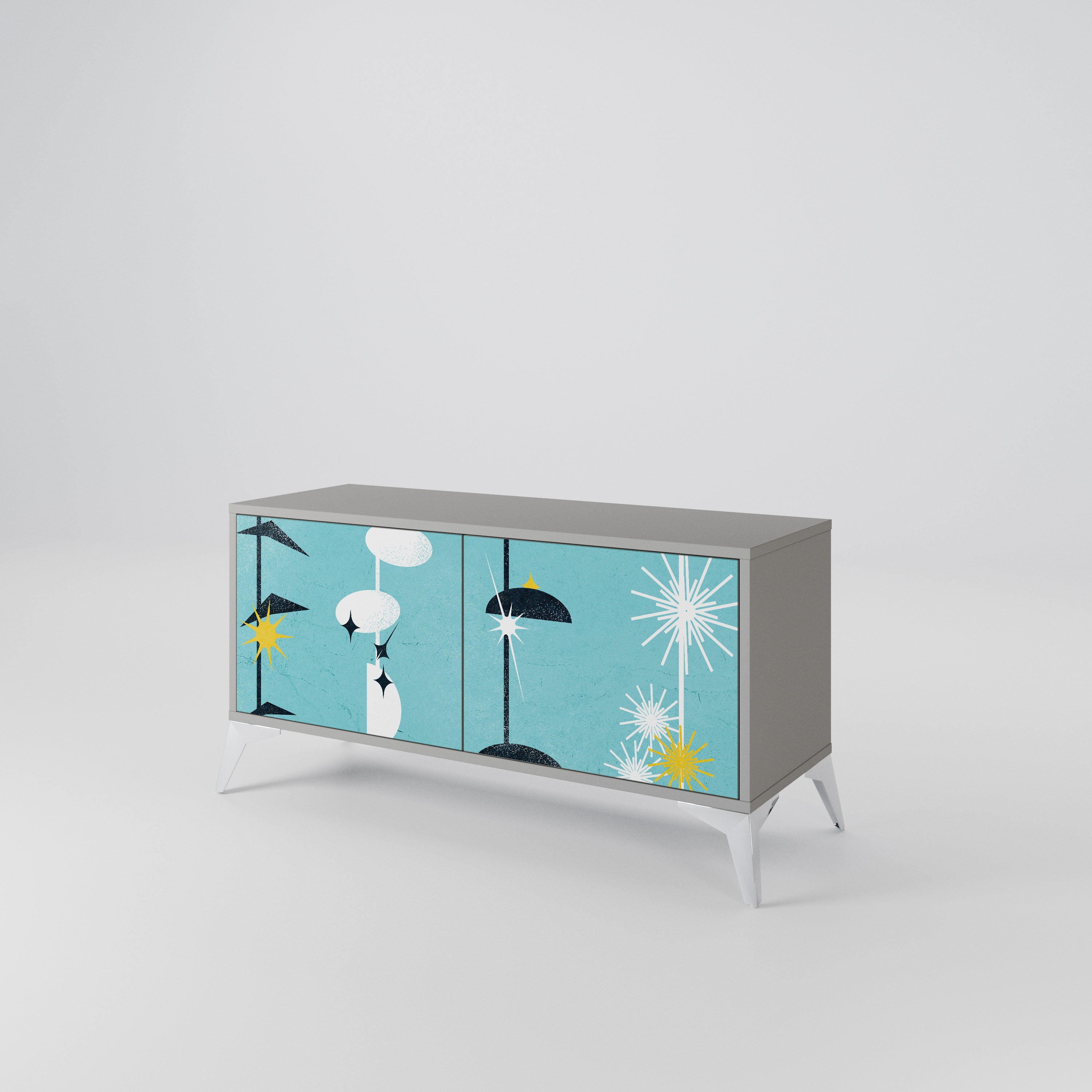 PATHS TO HAPPINESS Συμπαγές έπιπλο τηλεόρασης 2-θυρών