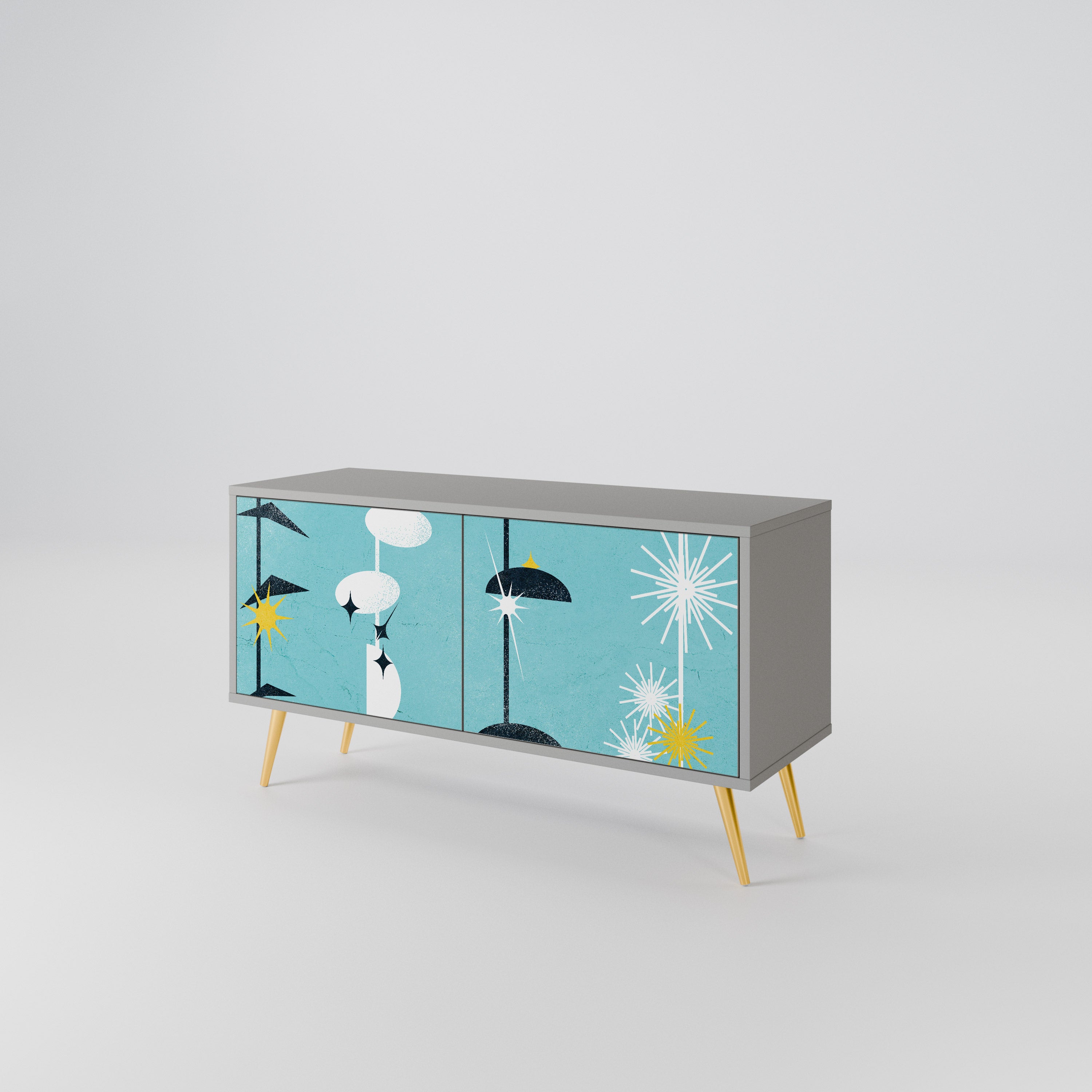 PATHS TO HAPPINESS Συμπαγές έπιπλο τηλεόρασης 2-θυρών