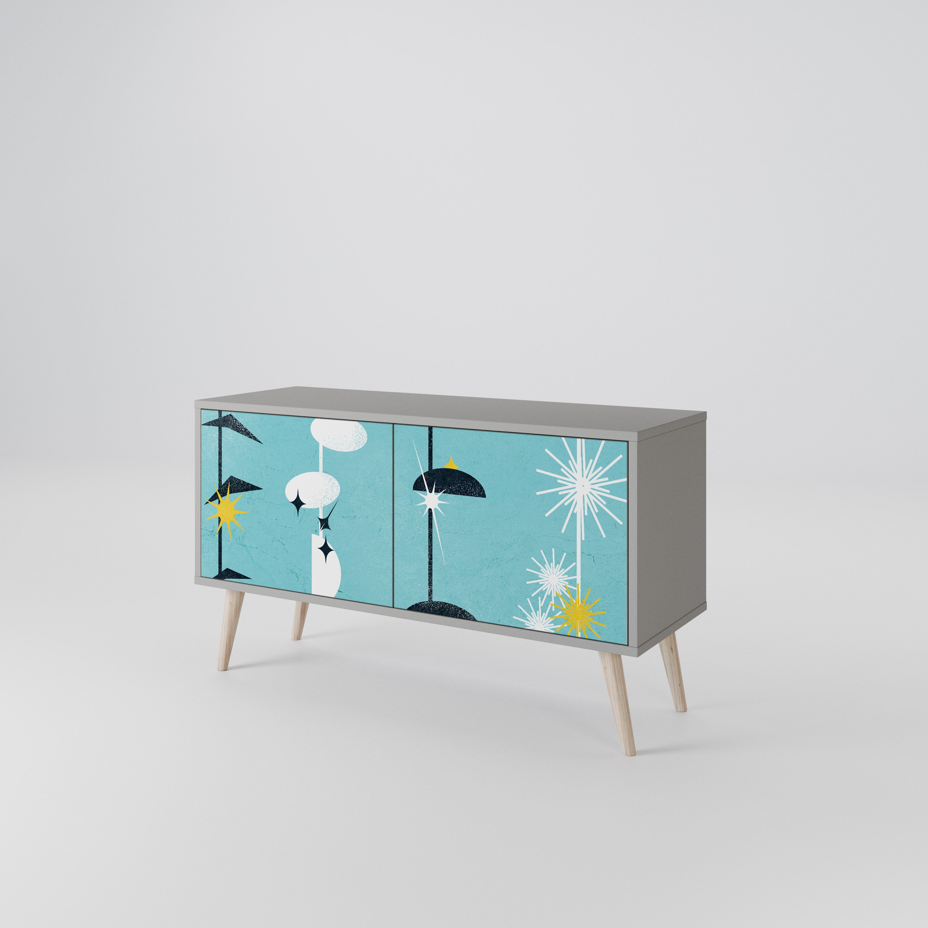 PATHS TO HAPPINESS Συμπαγές έπιπλο τηλεόρασης 2-θυρών