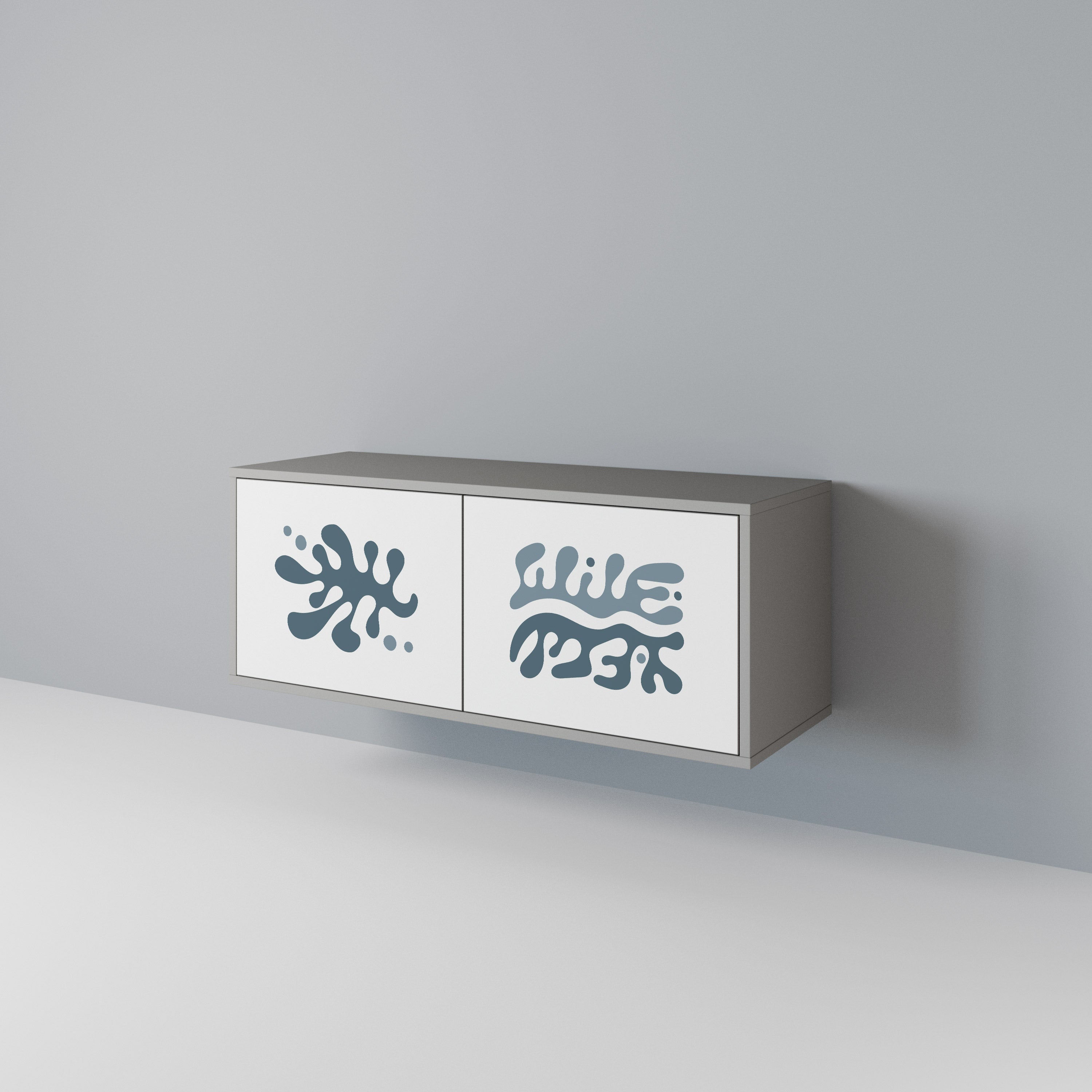 WONDERLAND VEGETATION Compact 2-Door TV Cabinet