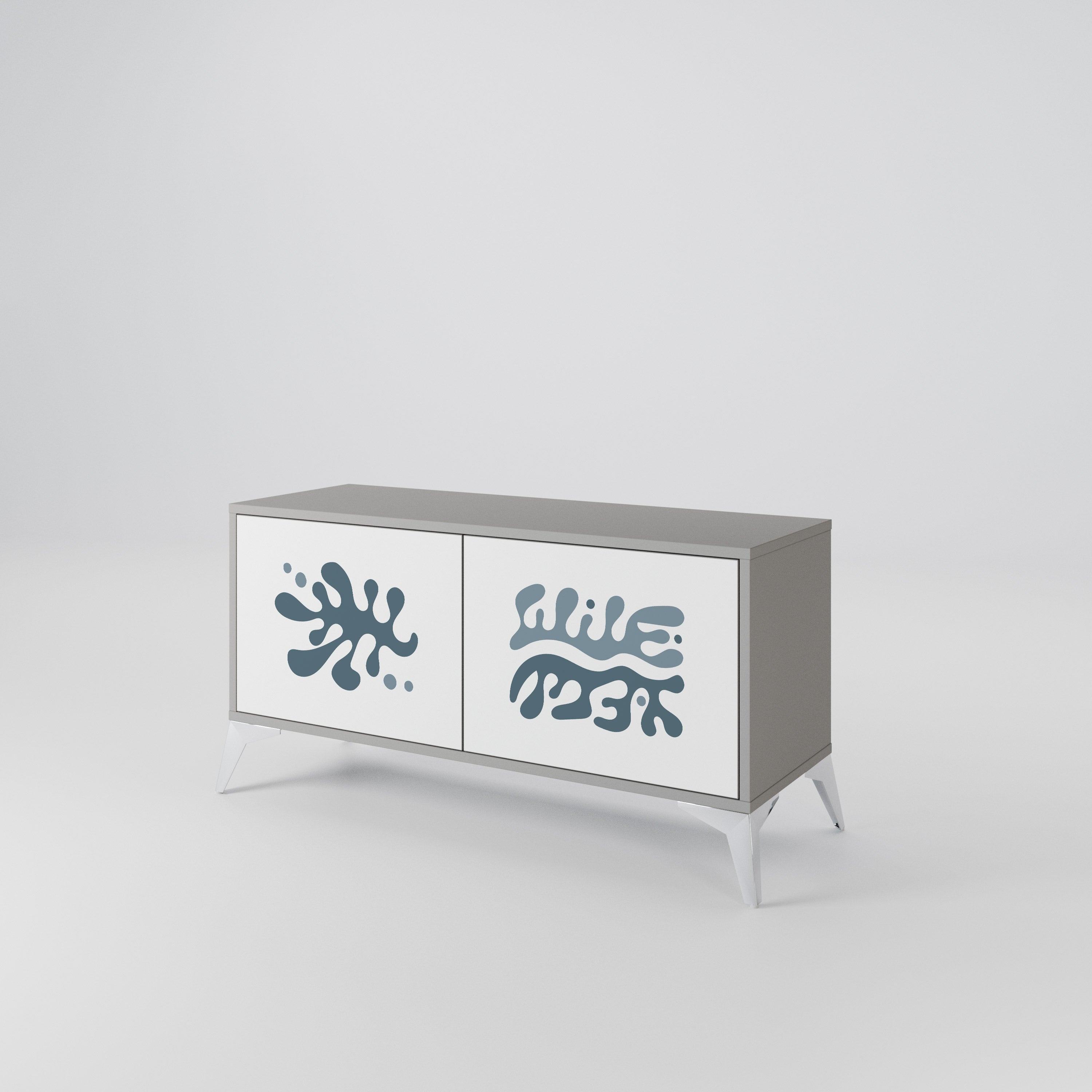 WONDERLAND VEGETATION Compact 2-Door TV Cabinet