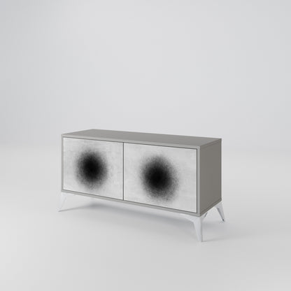 BLACK HOLE Συμπαγές έπιπλο τηλεόρασης 2-θυρών