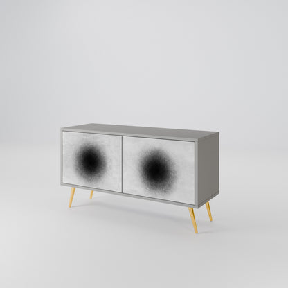 BLACK HOLE Συμπαγές έπιπλο τηλεόρασης 2-θυρών
