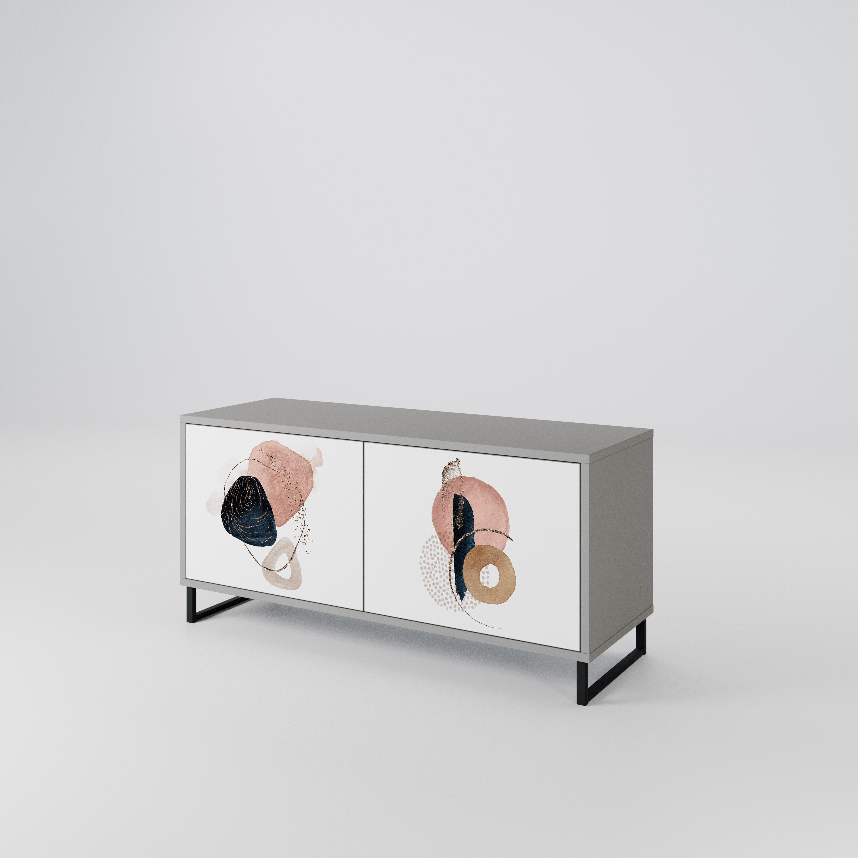 COLORFUL SHAPES Συμπαγές έπιπλο τηλεόρασης 2-θυρών