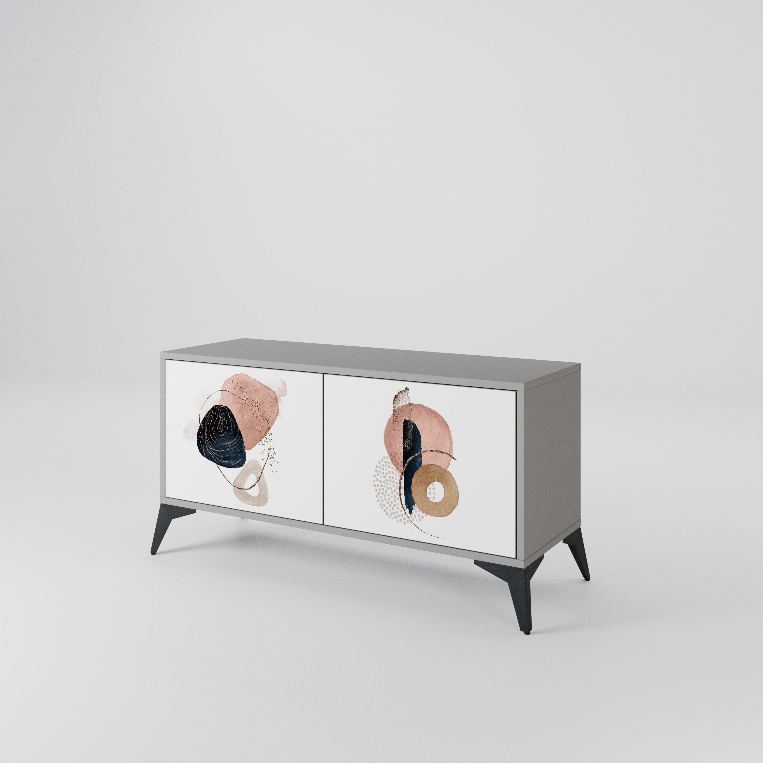 COLORFUL SHAPES Συμπαγές έπιπλο τηλεόρασης 2-θυρών