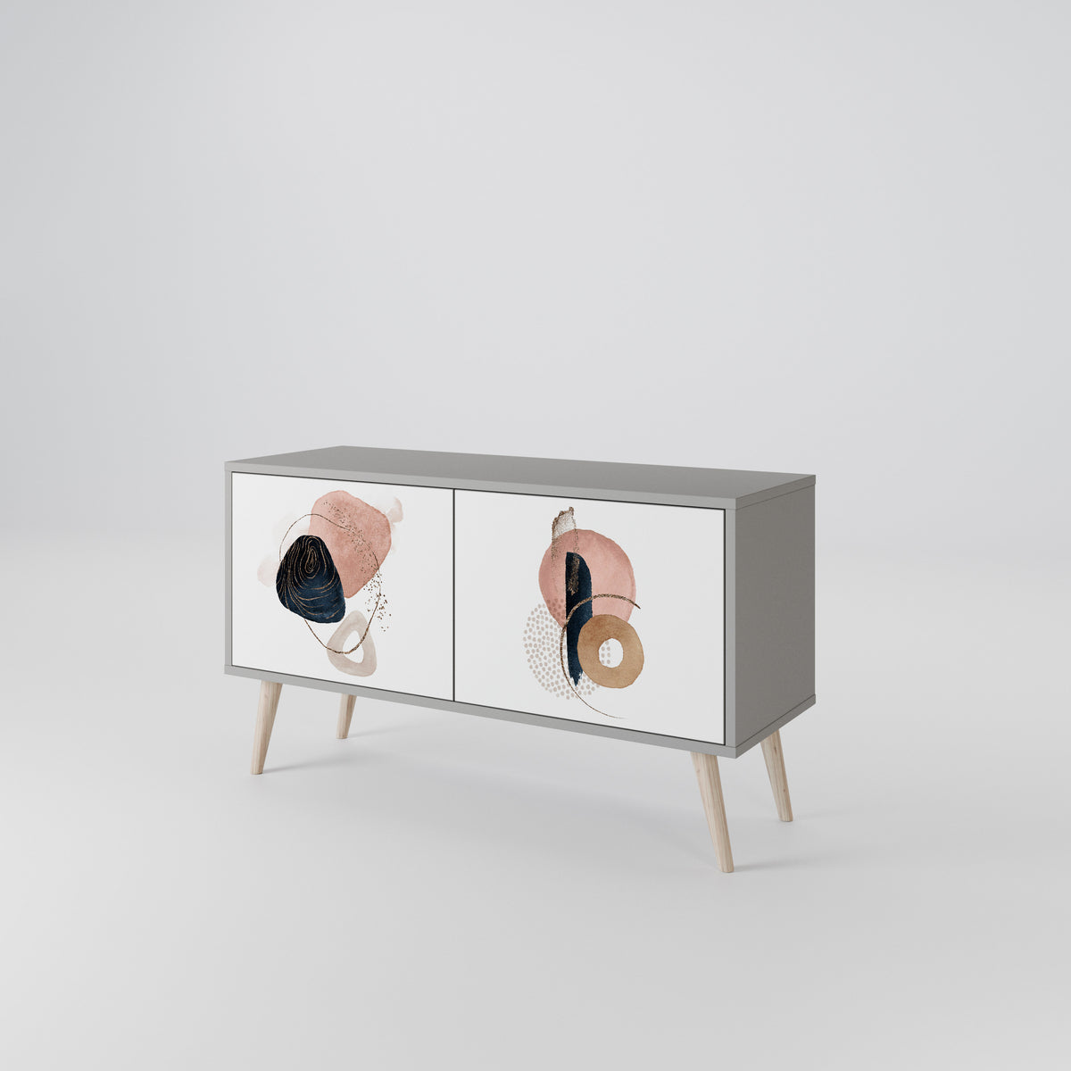 COLORFUL SHAPES Compact 2-Door TV Cabinet