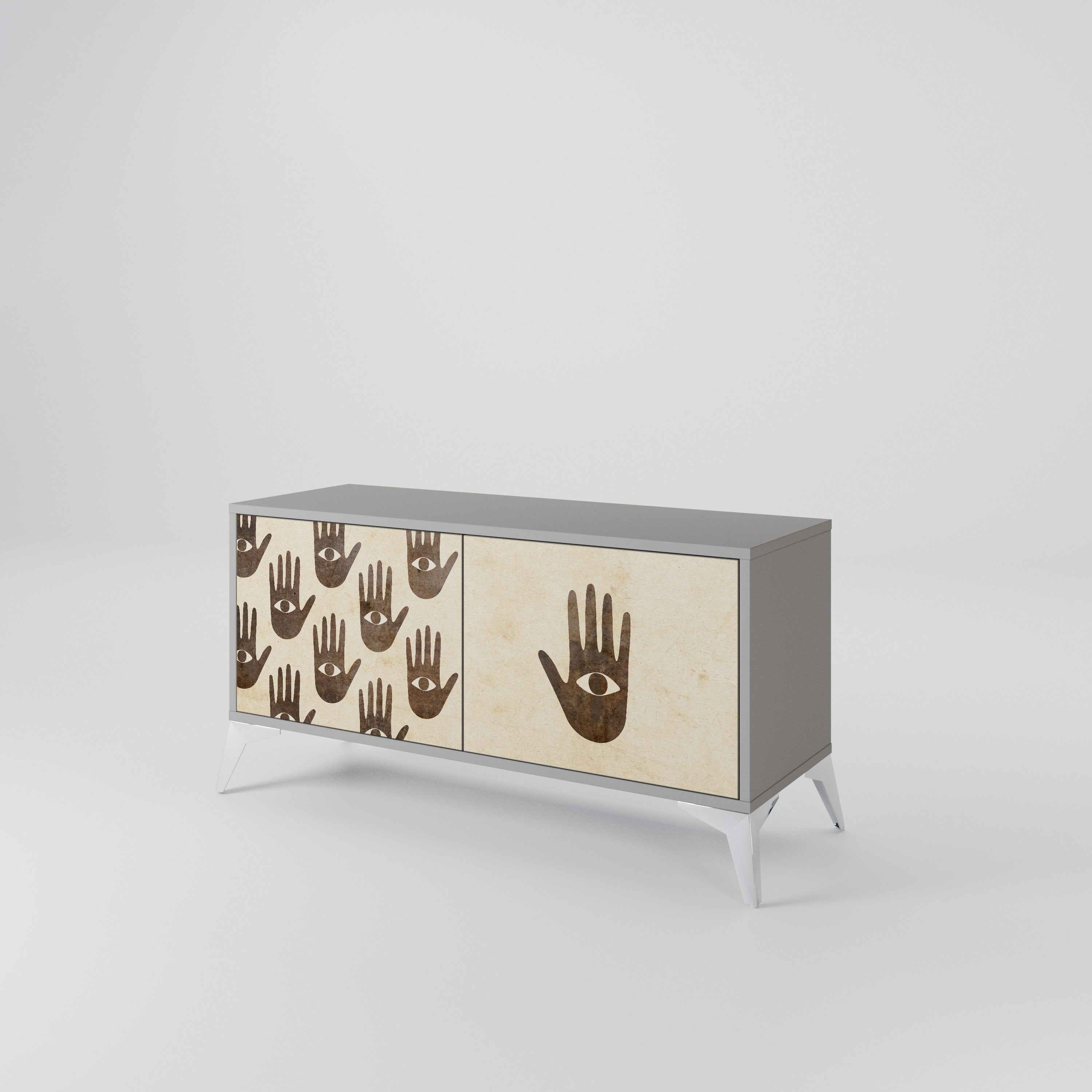 SEE MORE Συμπαγές έπιπλο τηλεόρασης 2-θυρών