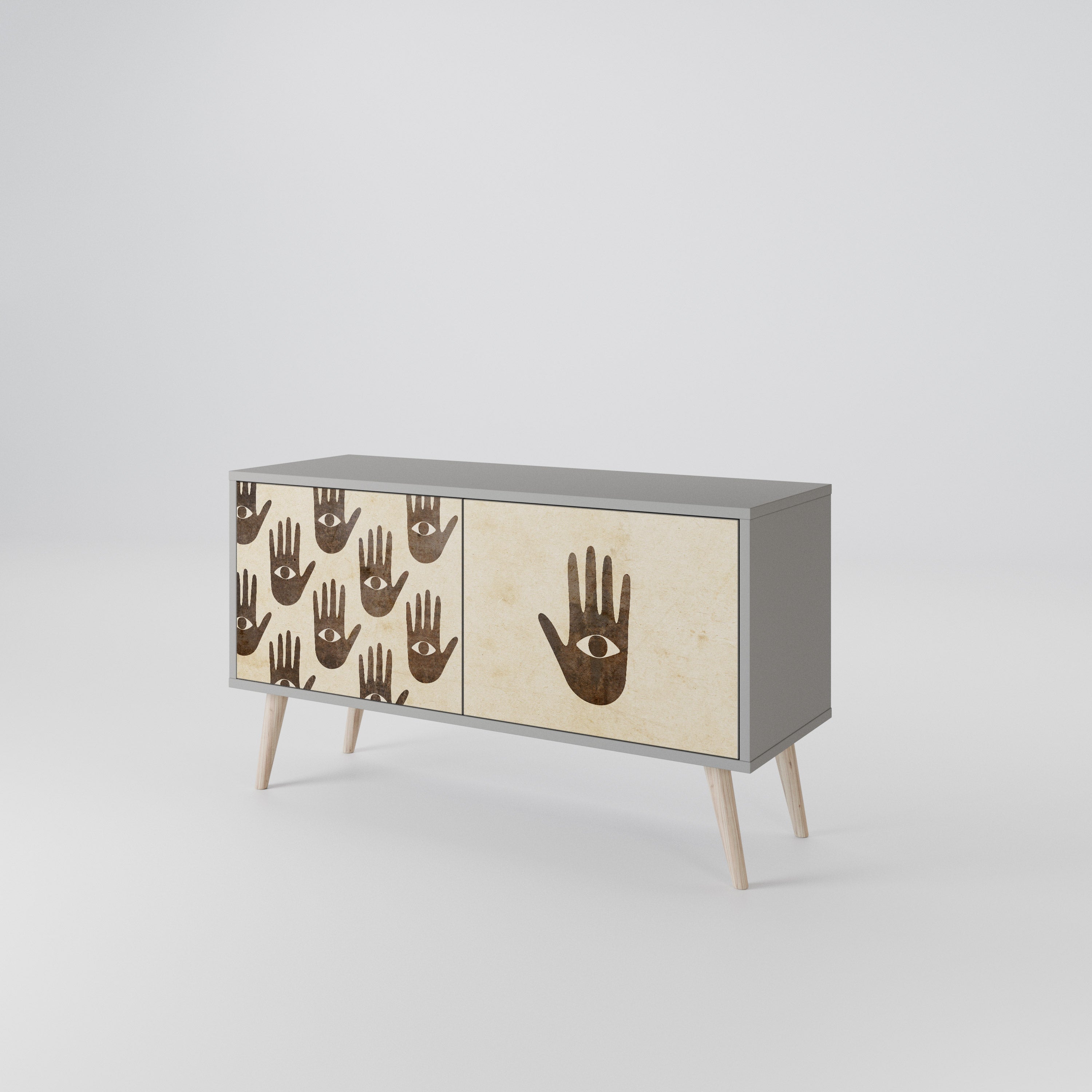 SEE MORE Συμπαγές έπιπλο τηλεόρασης 2-θυρών