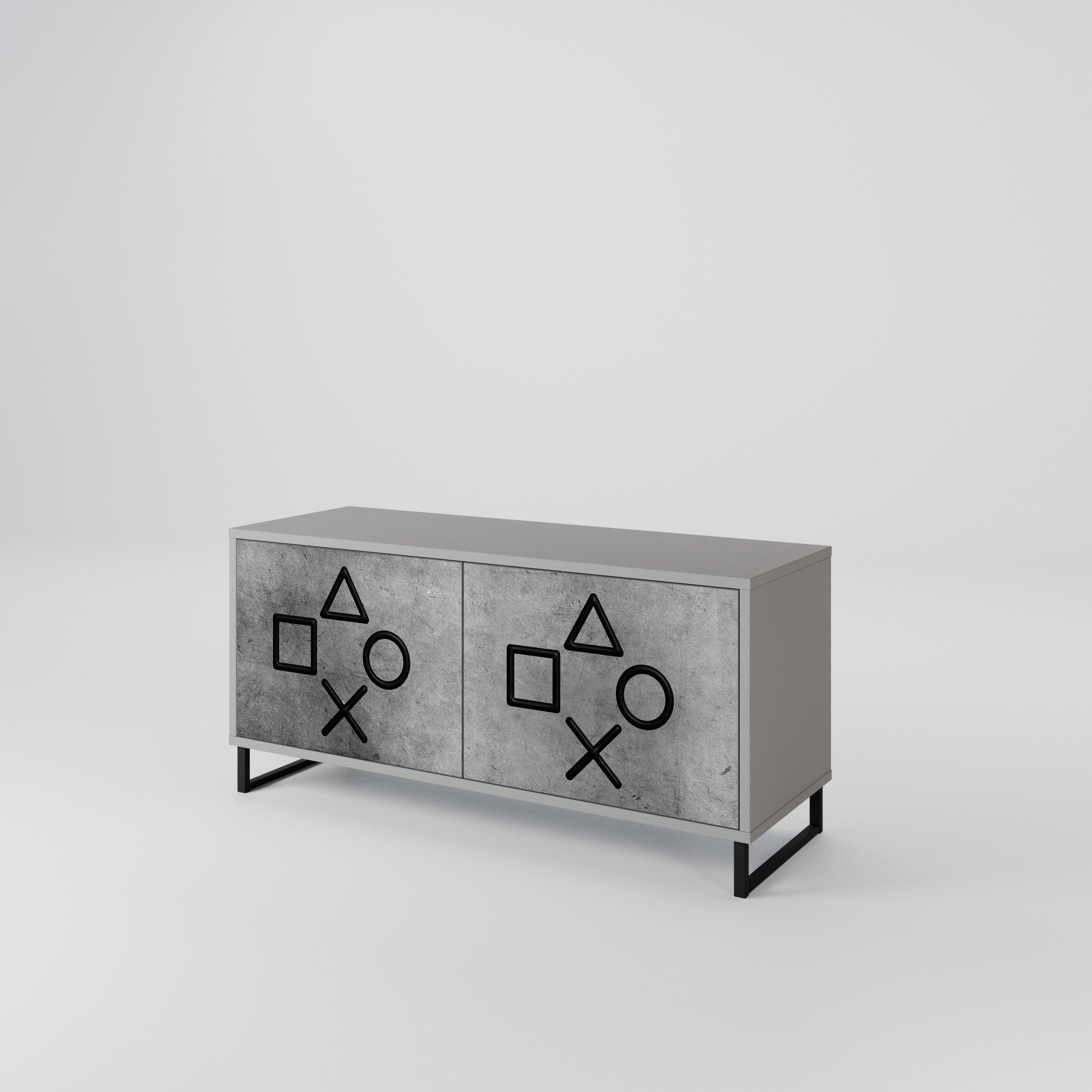 GAMER CHOICE Συμπαγές έπιπλο τηλεόρασης 2-θυρών