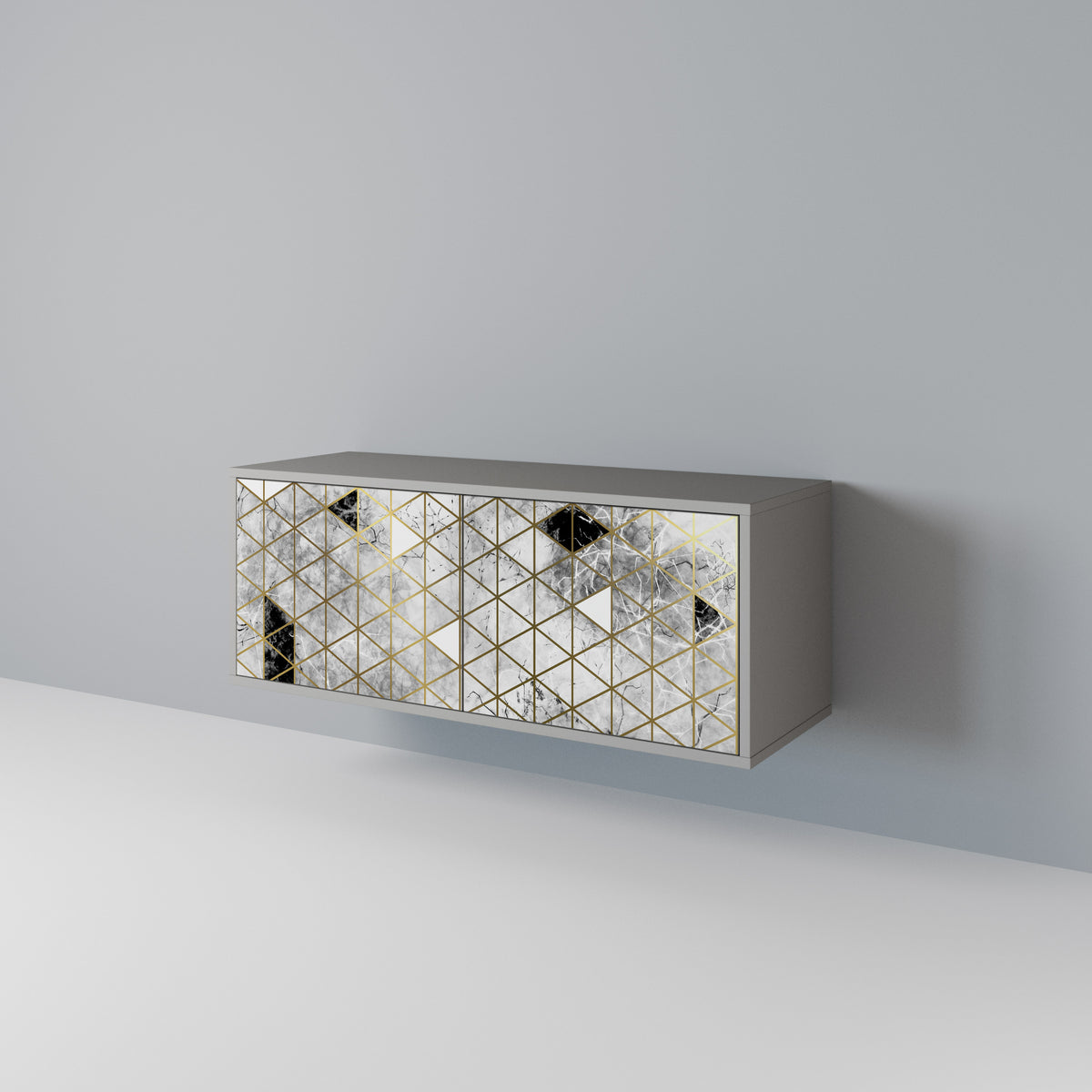 ASHEN ARIA Compact 2-Door TV Cabinet