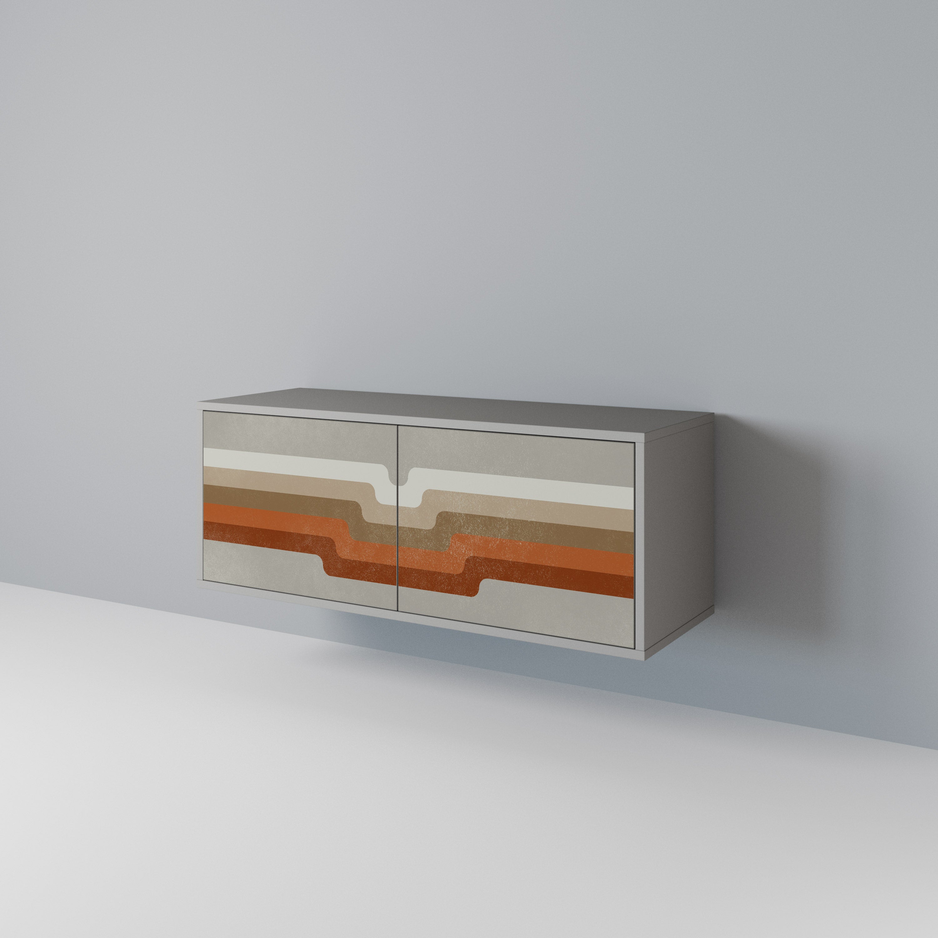 PECULIAR TRAIL Συμπαγές έπιπλο τηλεόρασης 2-θυρών