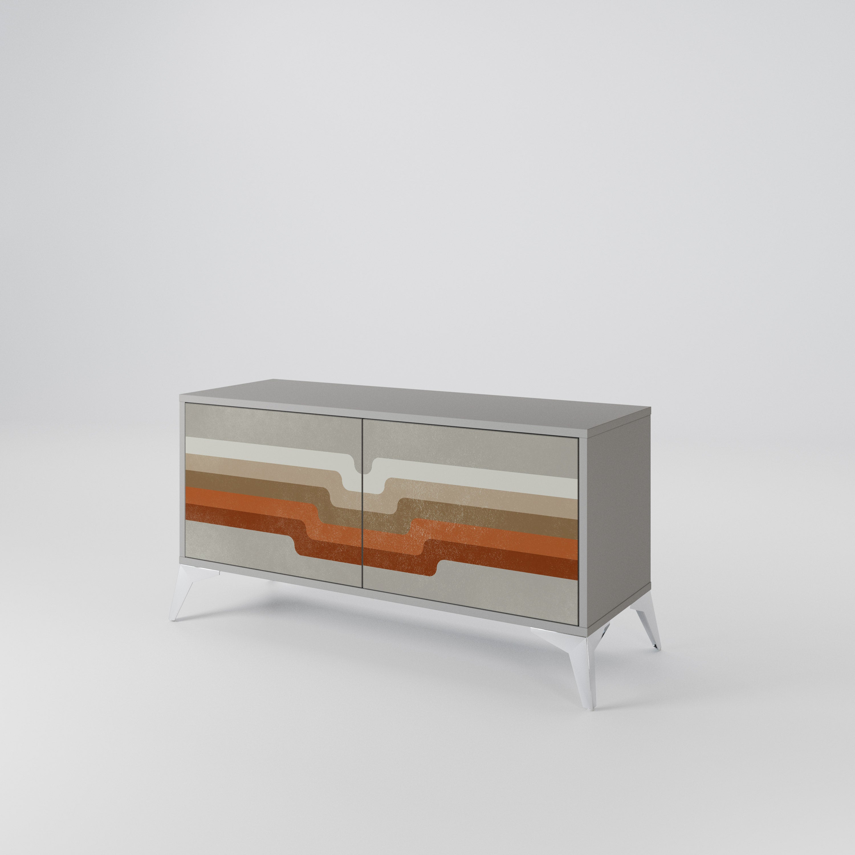 PECULIAR TRAIL Συμπαγές έπιπλο τηλεόρασης 2-θυρών