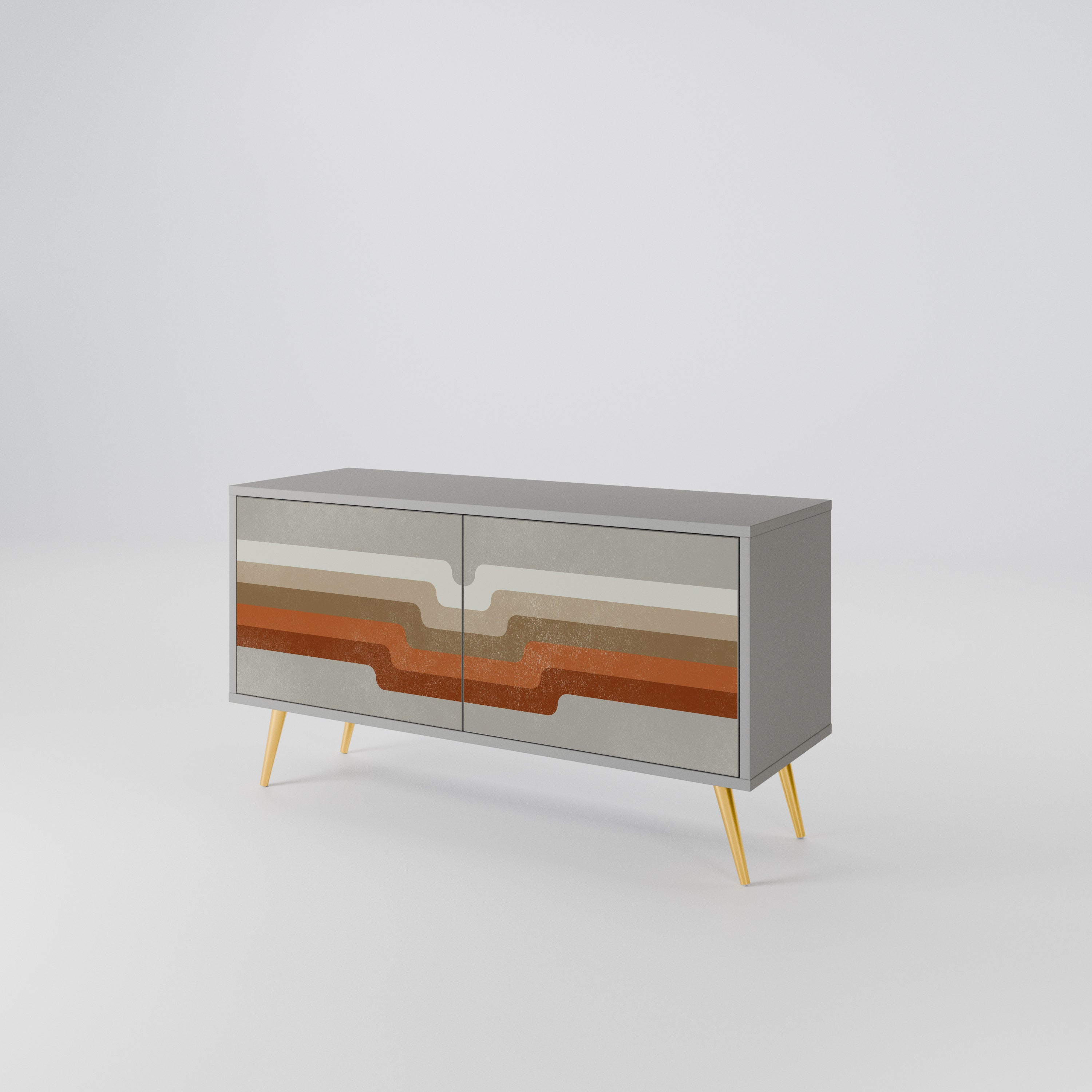 PECULIAR TRAIL Συμπαγές έπιπλο τηλεόρασης 2-θυρών