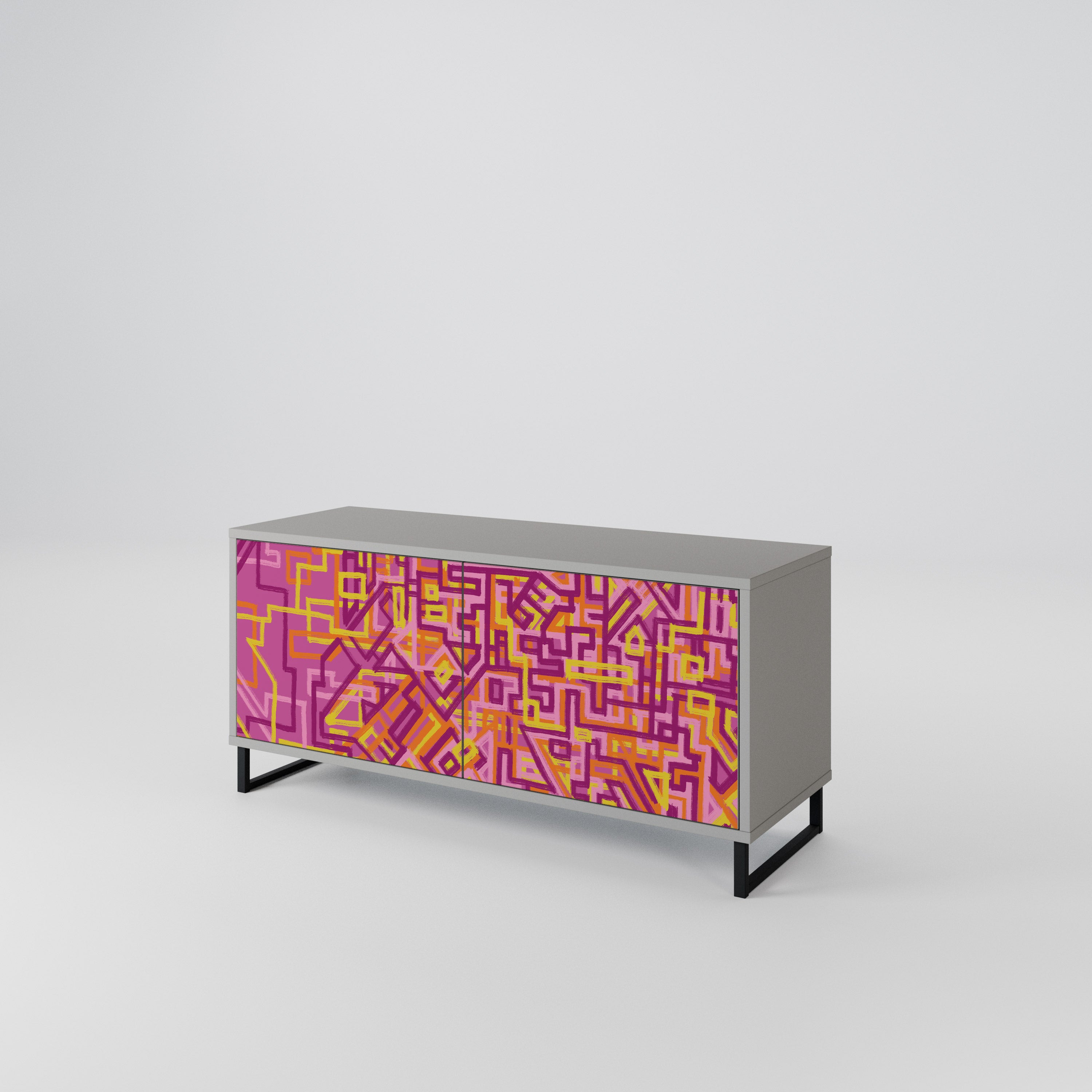 LOVELY MEMORIES Συμπαγές έπιπλο τηλεόρασης 2-θυρών