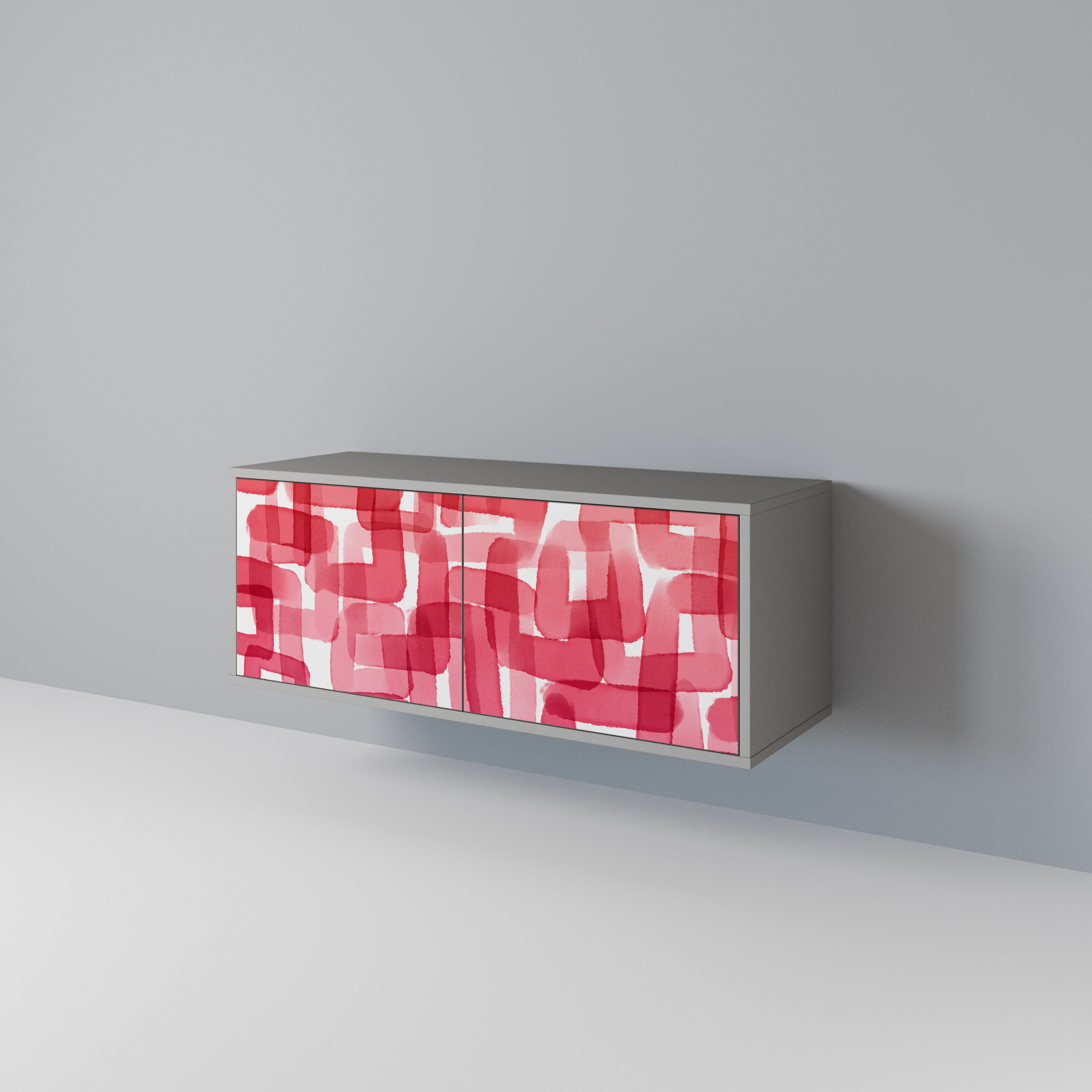 KALEIDOSCOPIC CUBISM Συμπαγές έπιπλο τηλεόρασης 2-θυρών