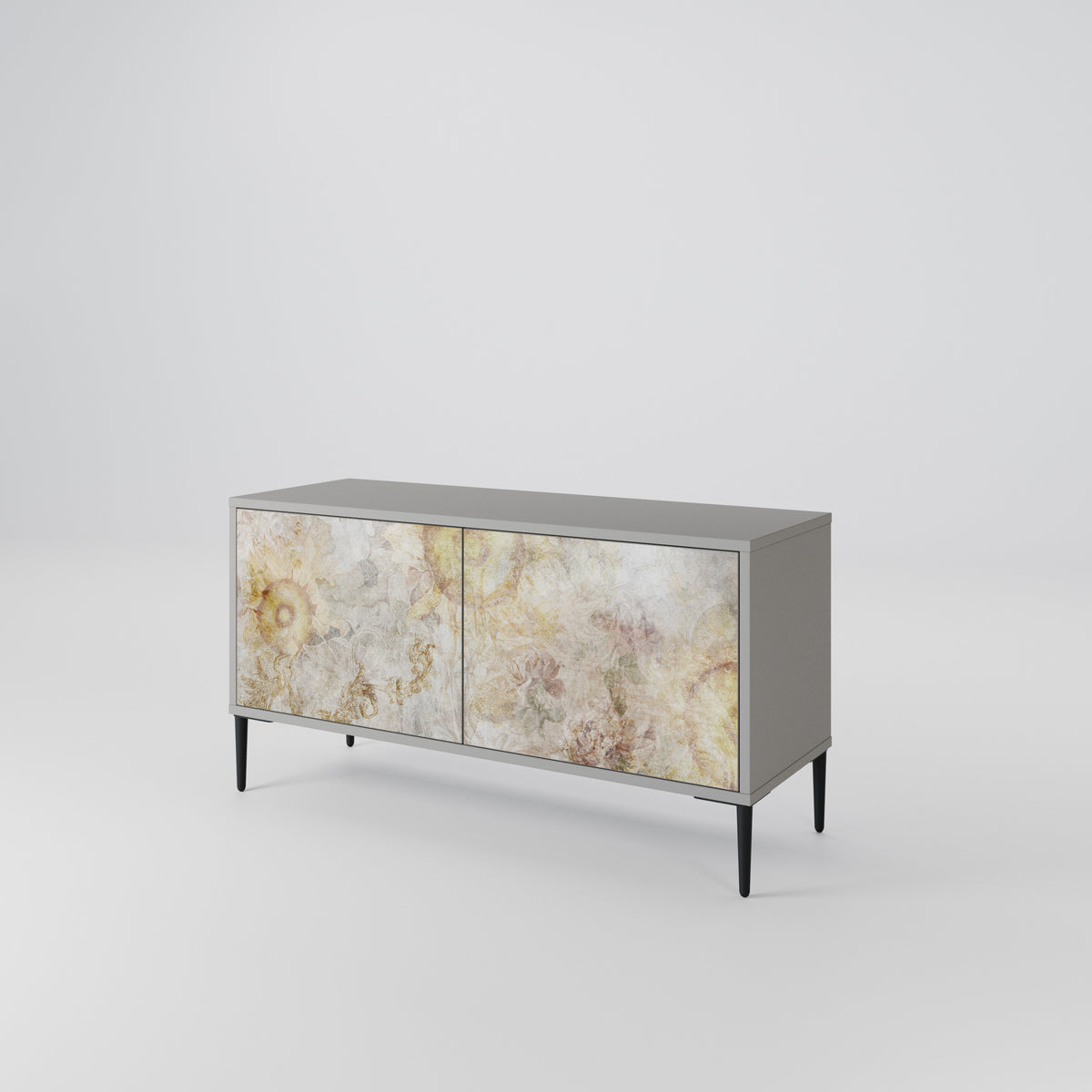 SUNFLOWER BLUR Compact 2-Door TV Cabinet