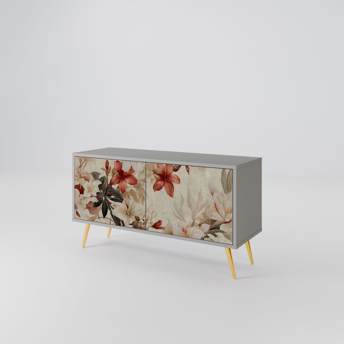 PETAL HARMONY Compact 2-Door TV Cabinet