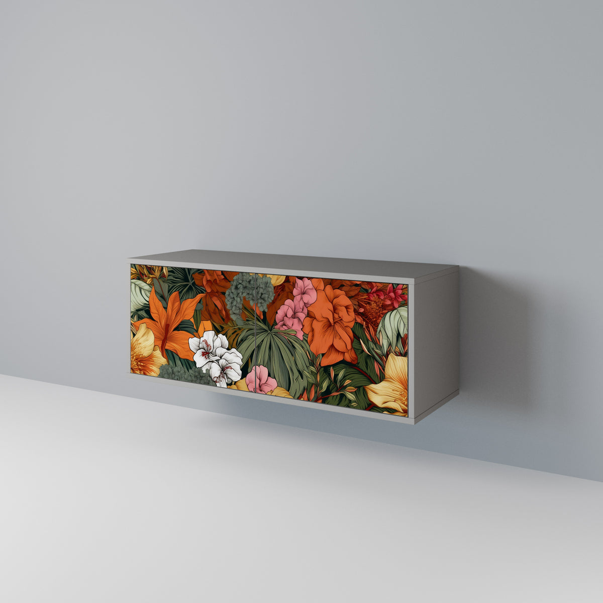 RADIANT FLORA Συμπαγές έπιπλο τηλεόρασης 2-θυρών